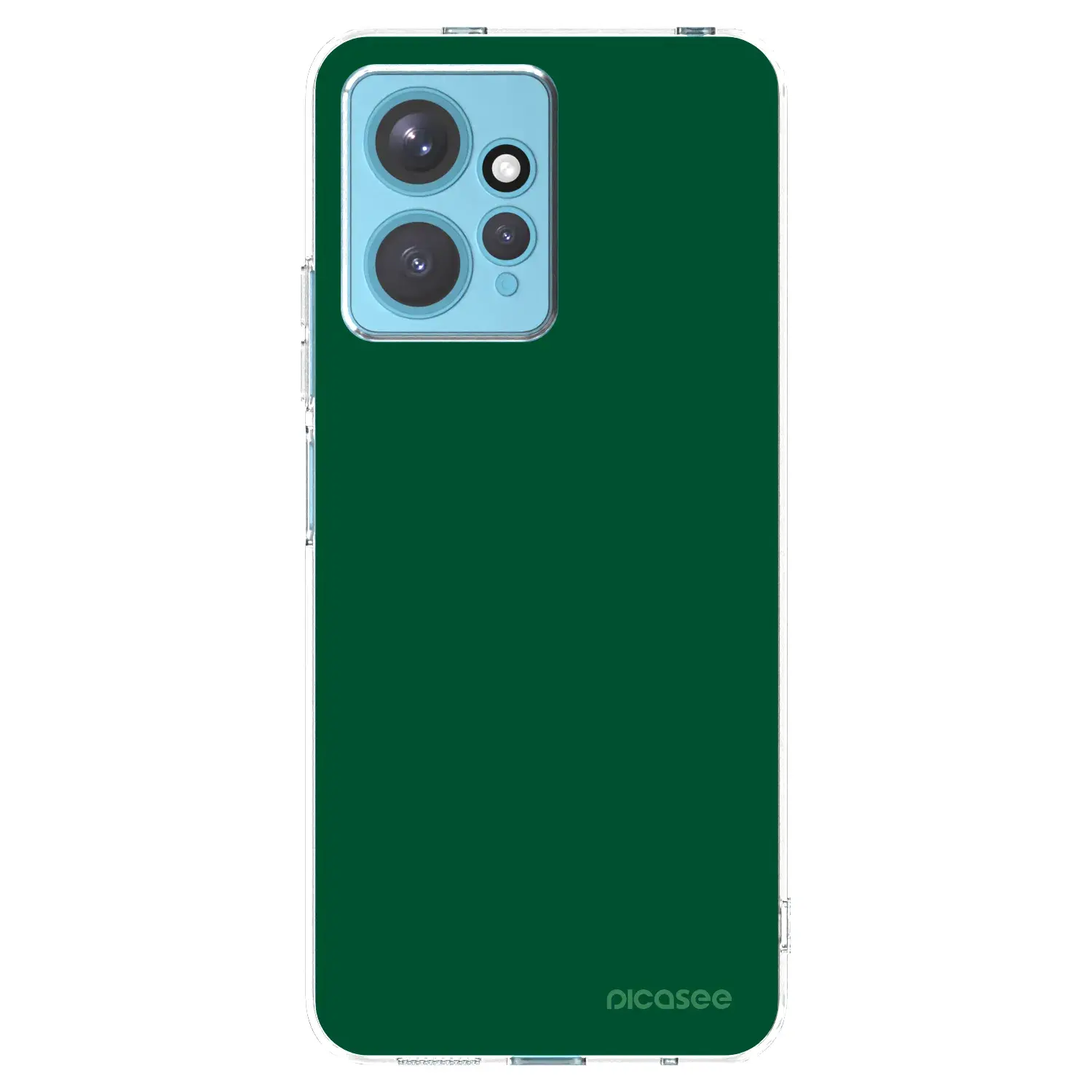 Silikonový průhledný obal pro Xiaomi Redmi Note 12 4G - Green Gleam