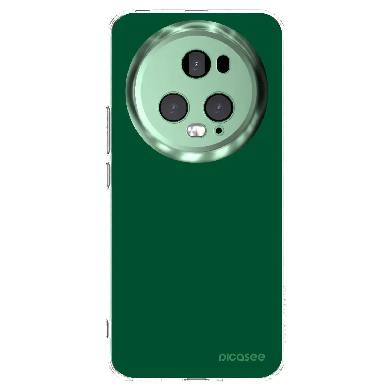 Silikonový průhledný obal pro Honor Magic5 Pro - Green Gleam