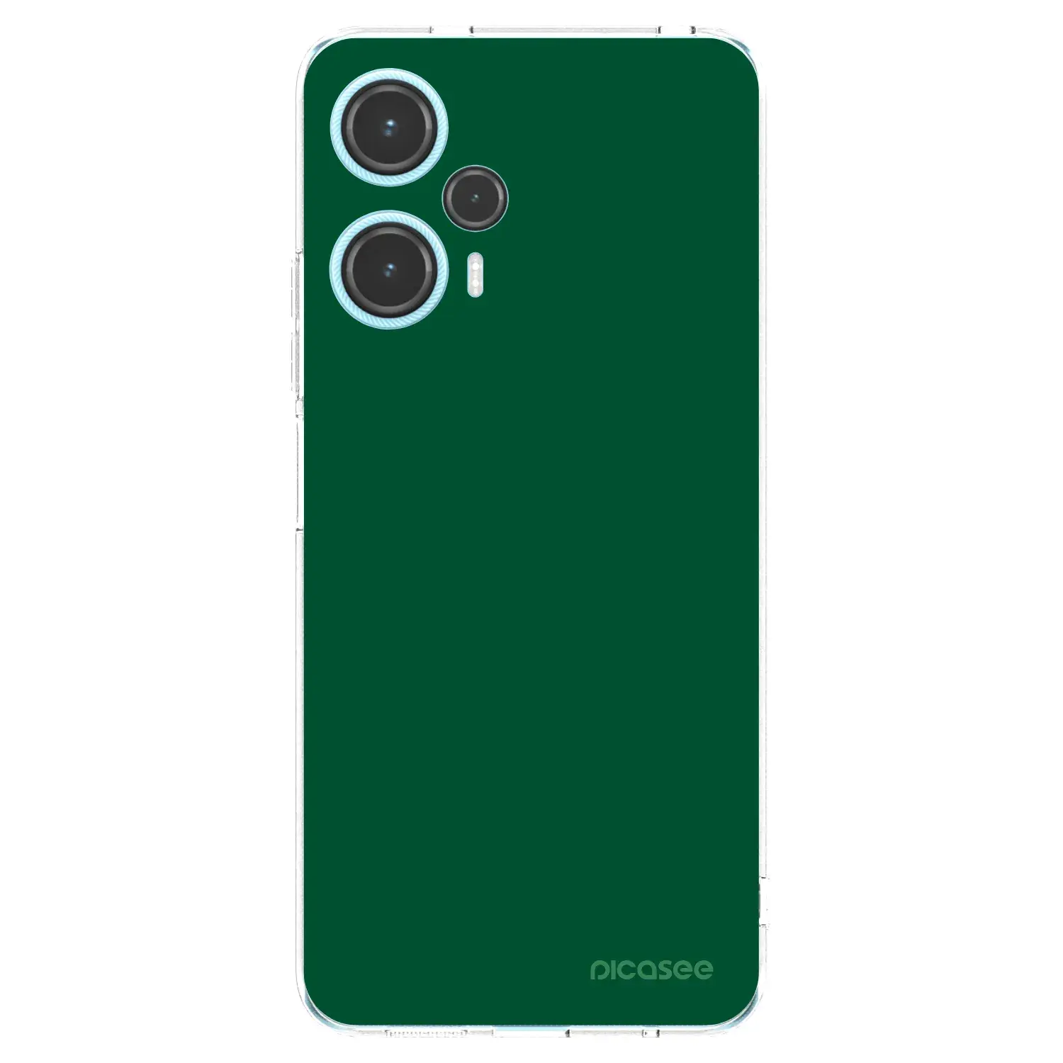 Silikonový průhledný obal pro Xiaomi Poco F5 - Green Gleam