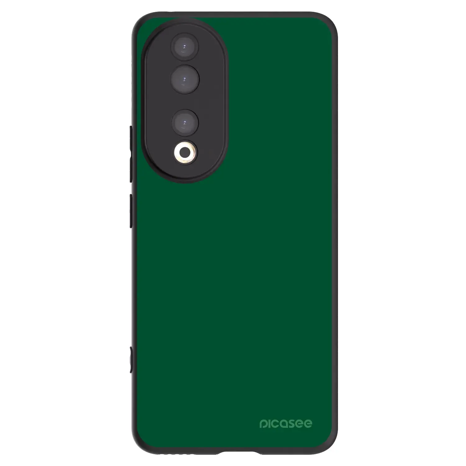 Silikonový černý obal pro Honor 90 5G - Green Gleam