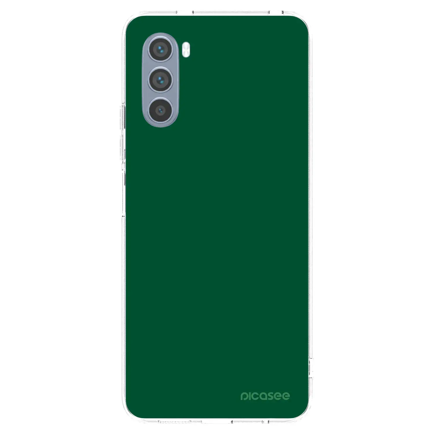 Silikonový průhledný obal pro Motorola Moto G62 - Green Gleam