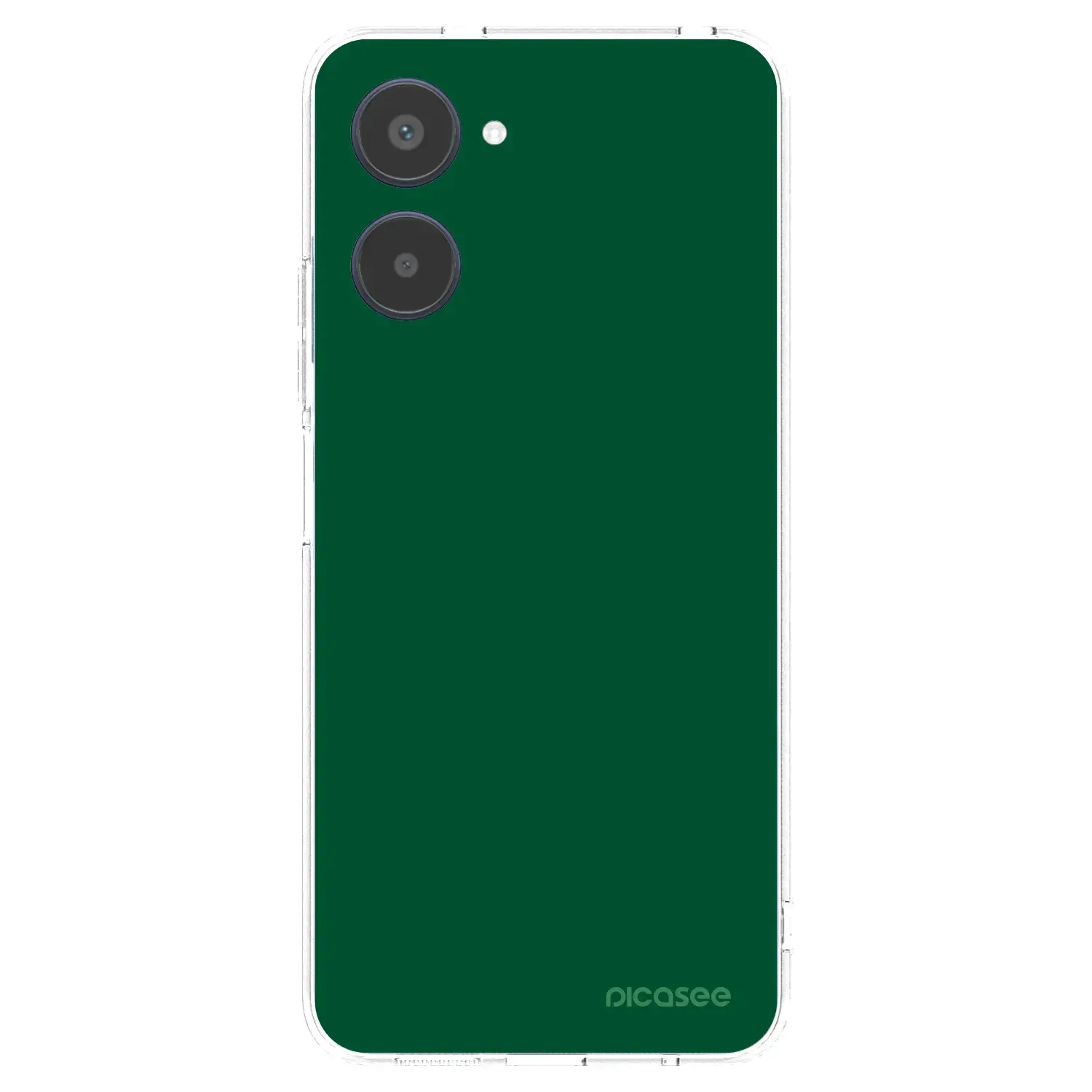 Silikonový průhledný obal pro Realme 10 4G - Green Gleam
