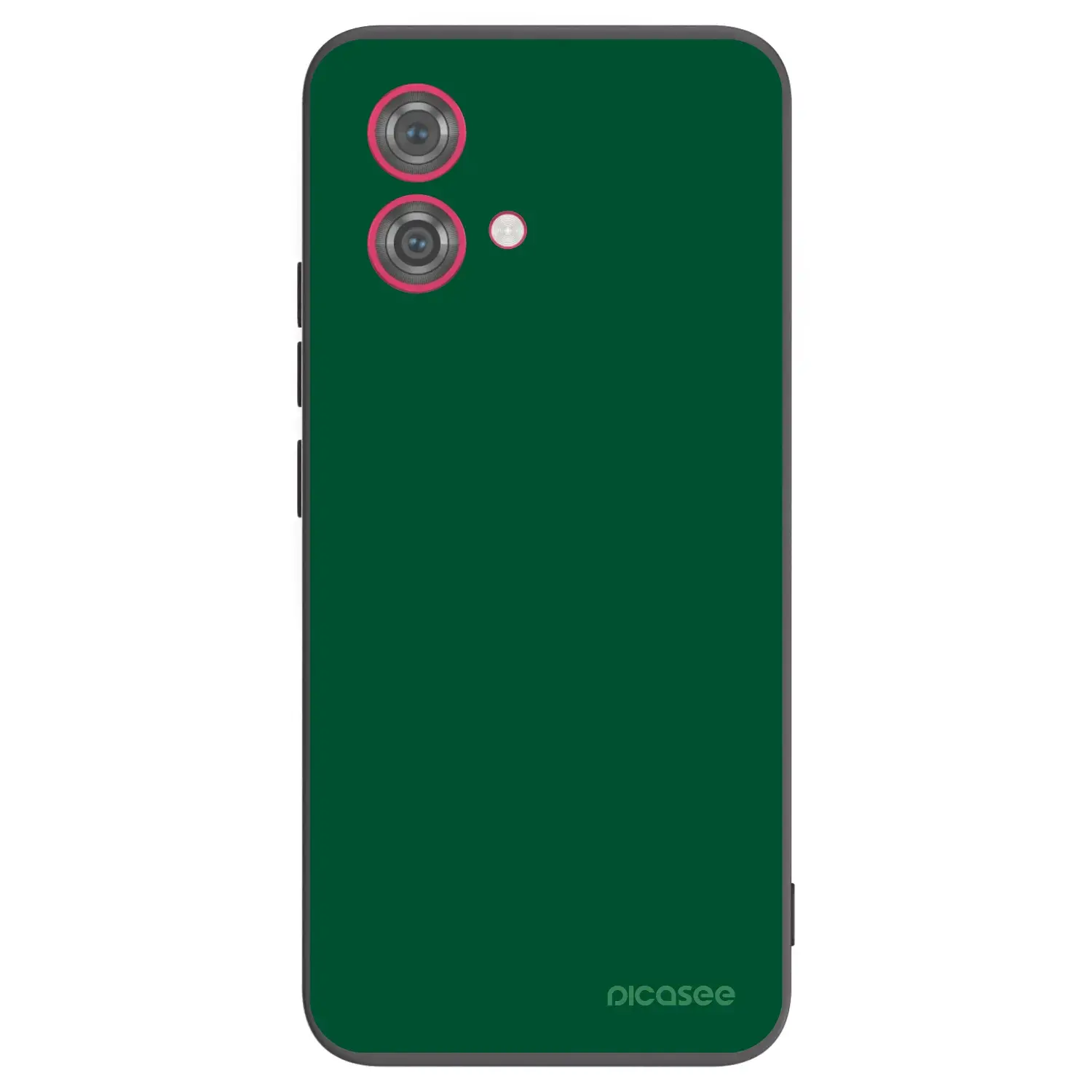 Silikonový černý obal pro Motorola Moto G84 5G - Green Gleam