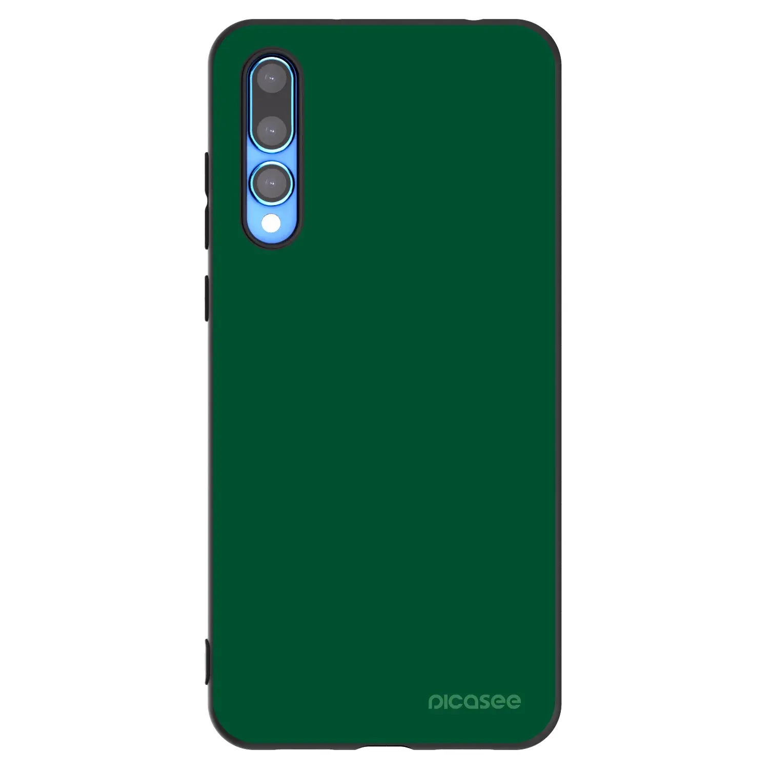 Silikonový černý obal pro Huawei P20 Pro - Green Gleam
