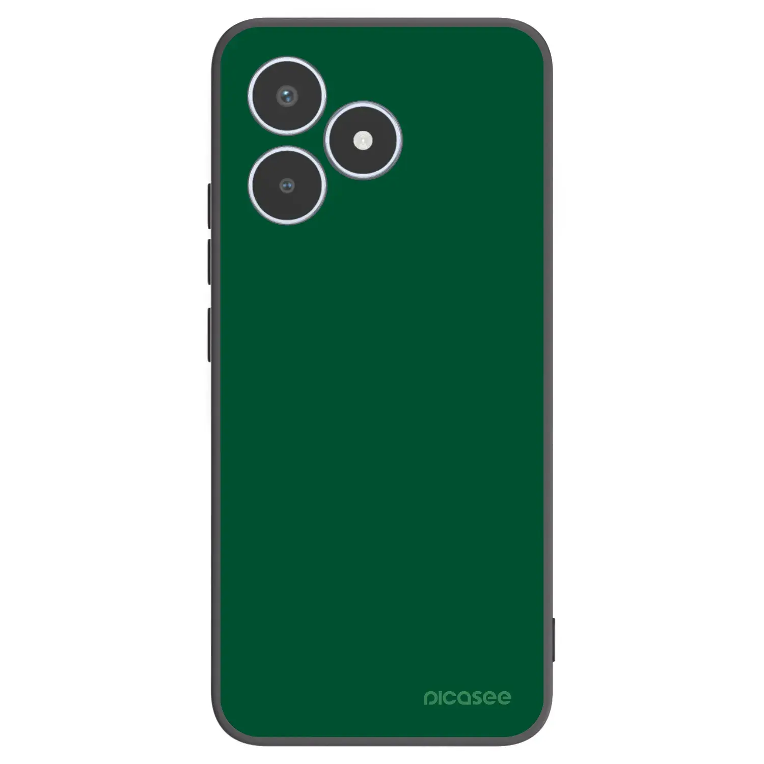 Silikonový černý obal pro Realme C53 - Green Gleam
