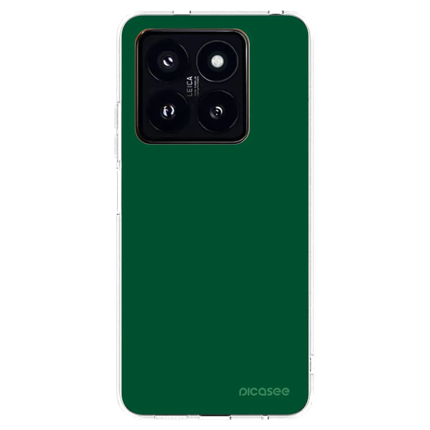 Silikonový průhledný obal pro Xiaomi 14 Pro - Green Gleam