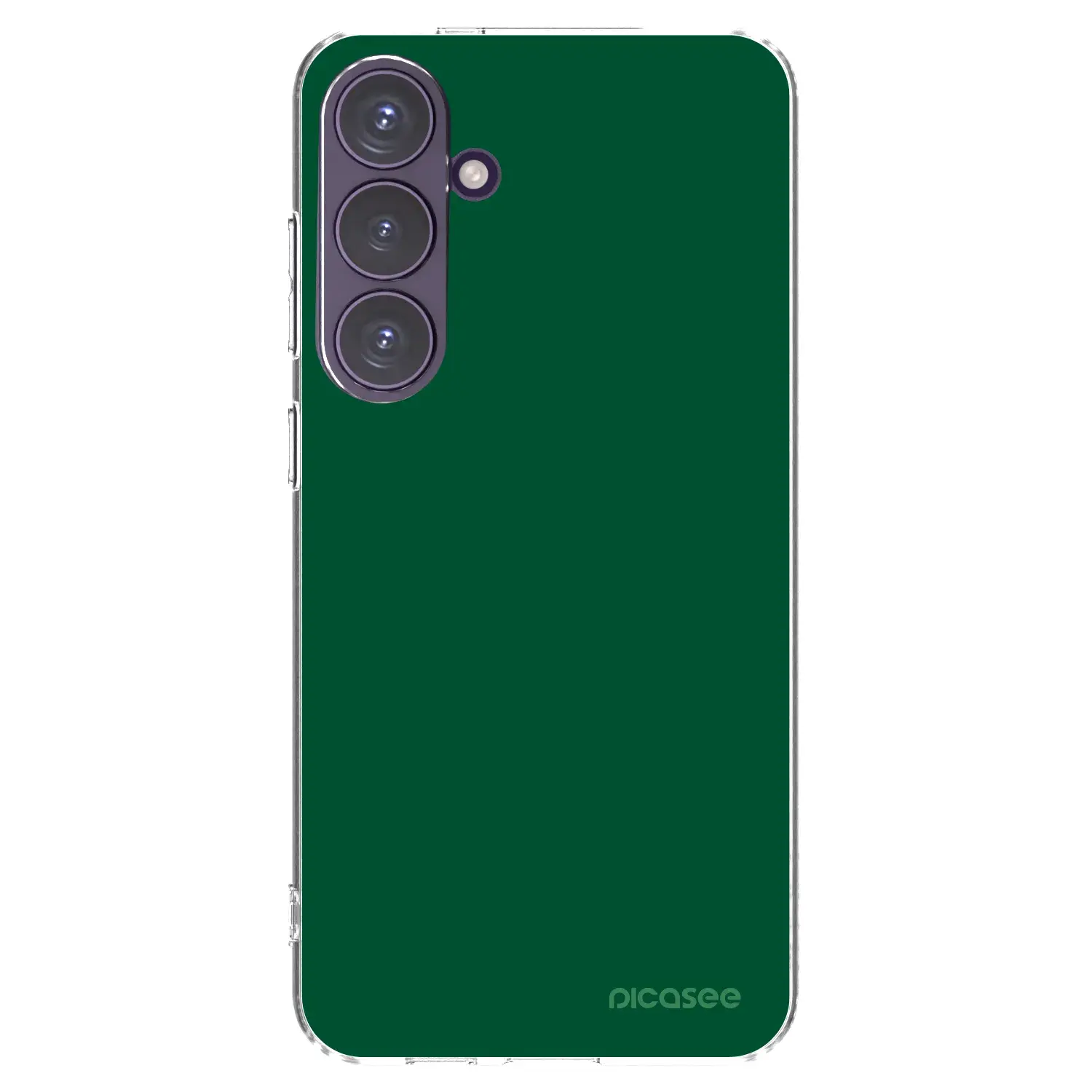 Silikonový průhledný obal pro Samsung Galaxy S24+ S926B 5G - Green Gleam