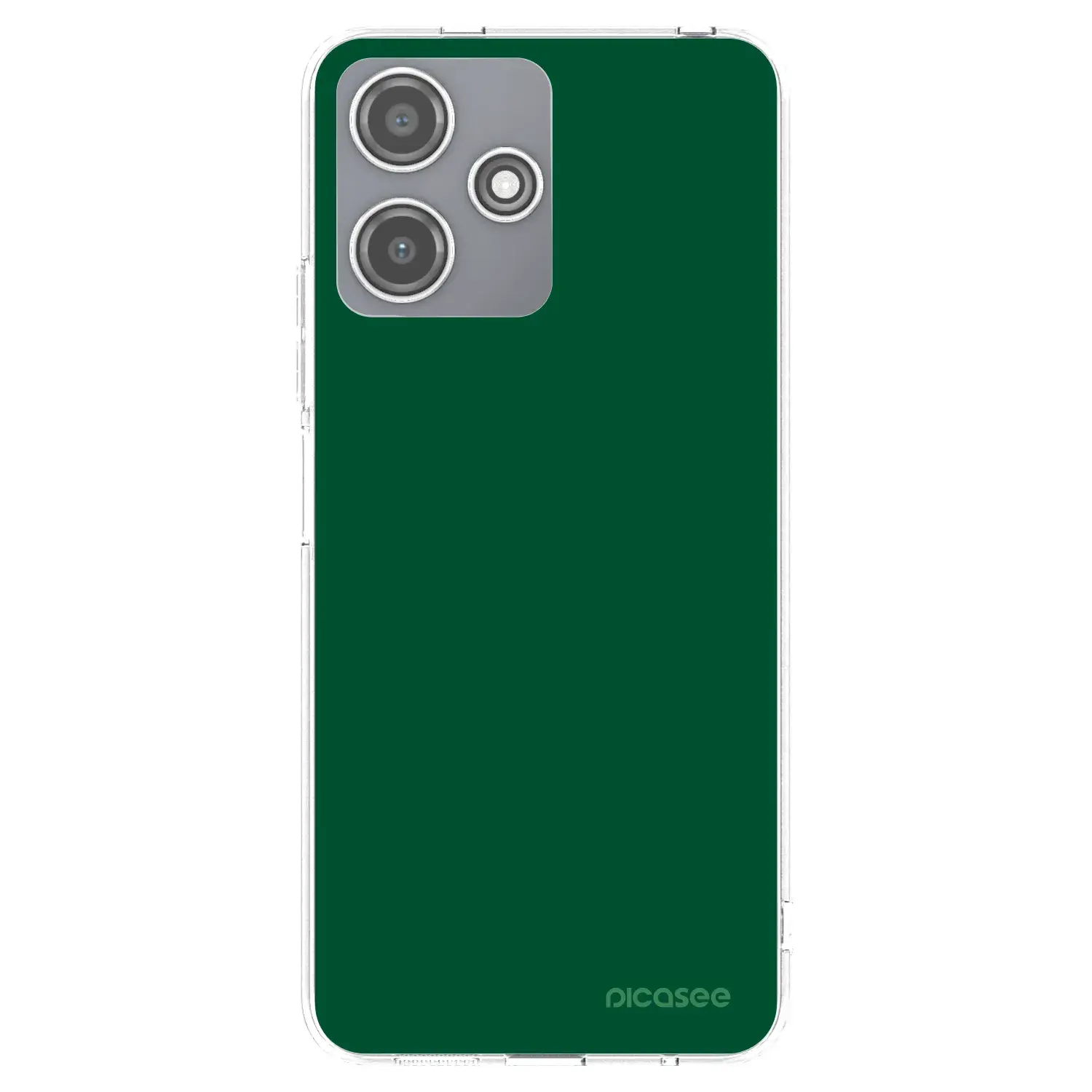 Silikonový průhledný obal pro Xiaomi Redmi 12 5G - Green Gleam