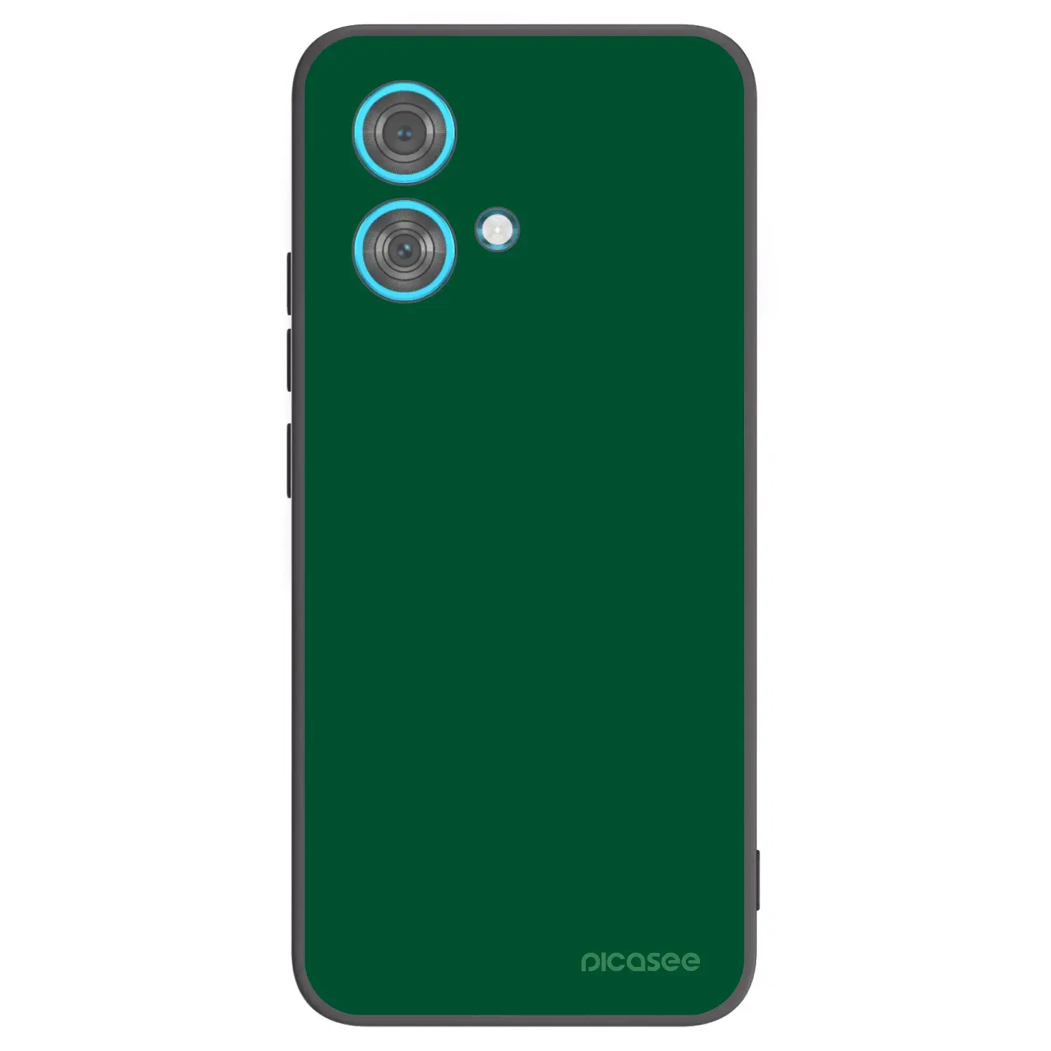 Silikonový černý obal pro Motorola Edge 40 Neo - Green Gleam
