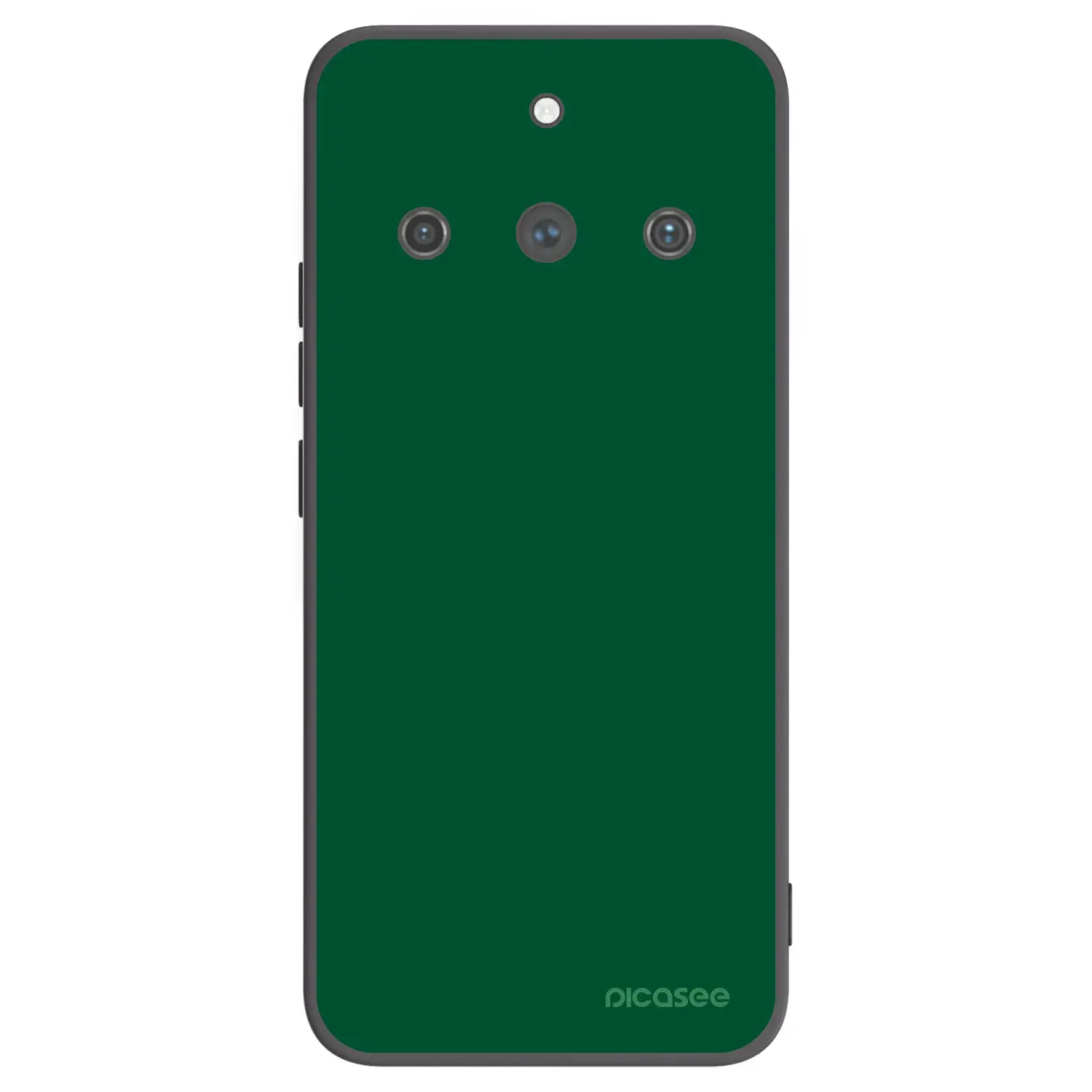 Silikonový černý obal pro Realme 11 Pro+ - Green Gleam
