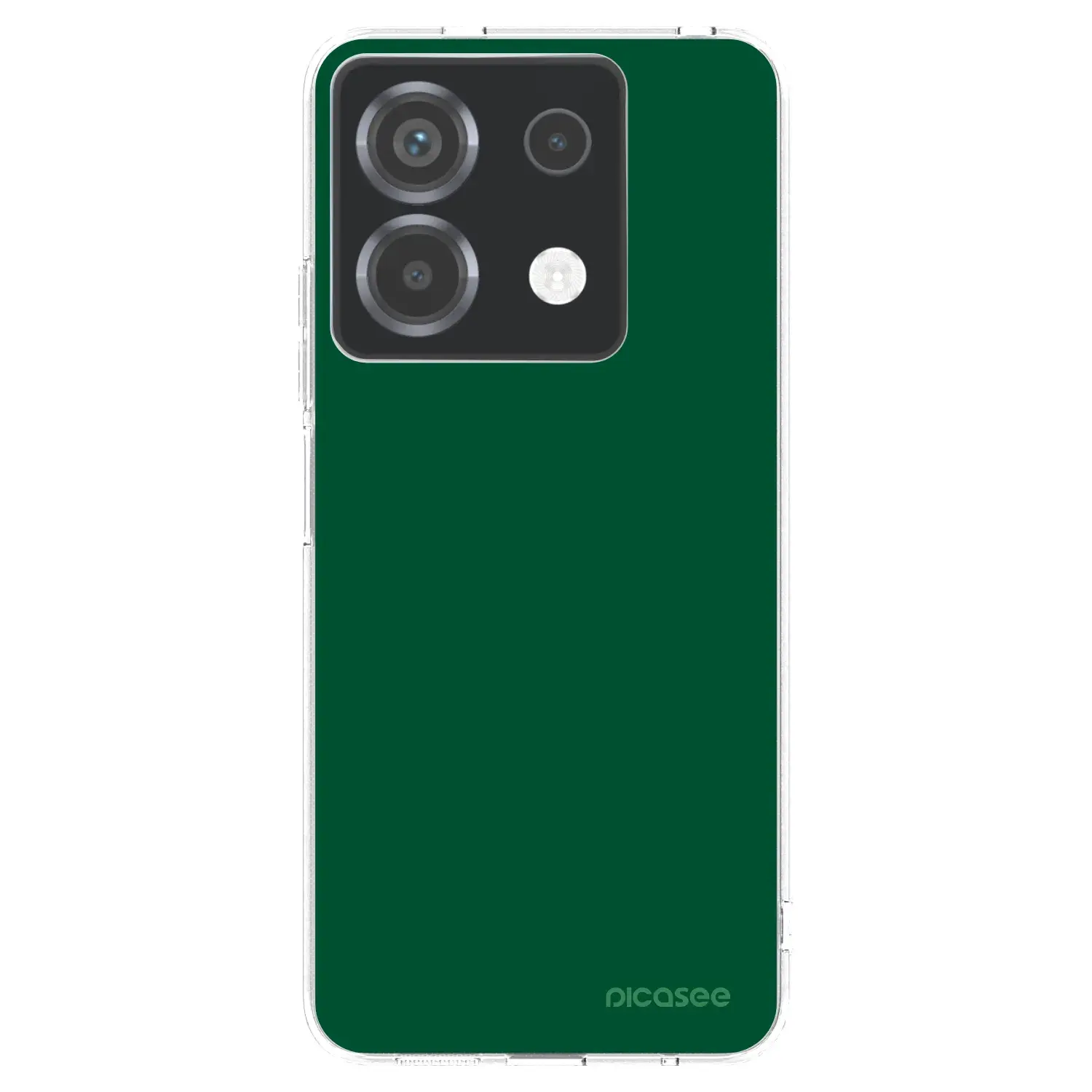Silikonový průhledný obal pro Xiaomi Poco X6 - Green Gleam