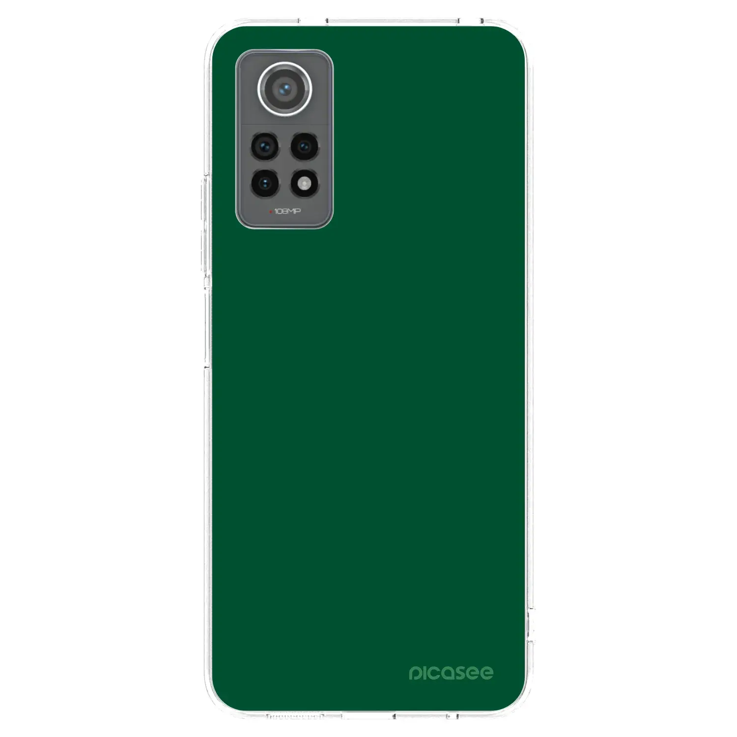Silikonový průhledný obal pro Xiaomi Redmi Note 12 Pro 4G - Green Gleam