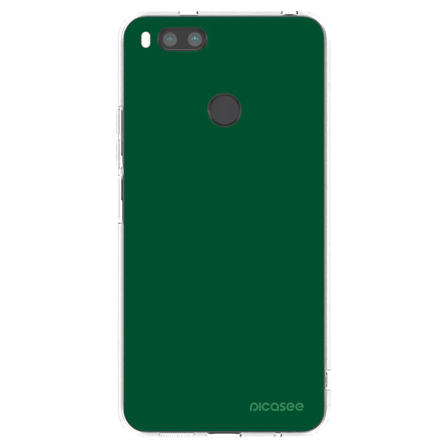 Silikonový průhledný obal pro Xiaomi Mi A1 Global - Green Gleam