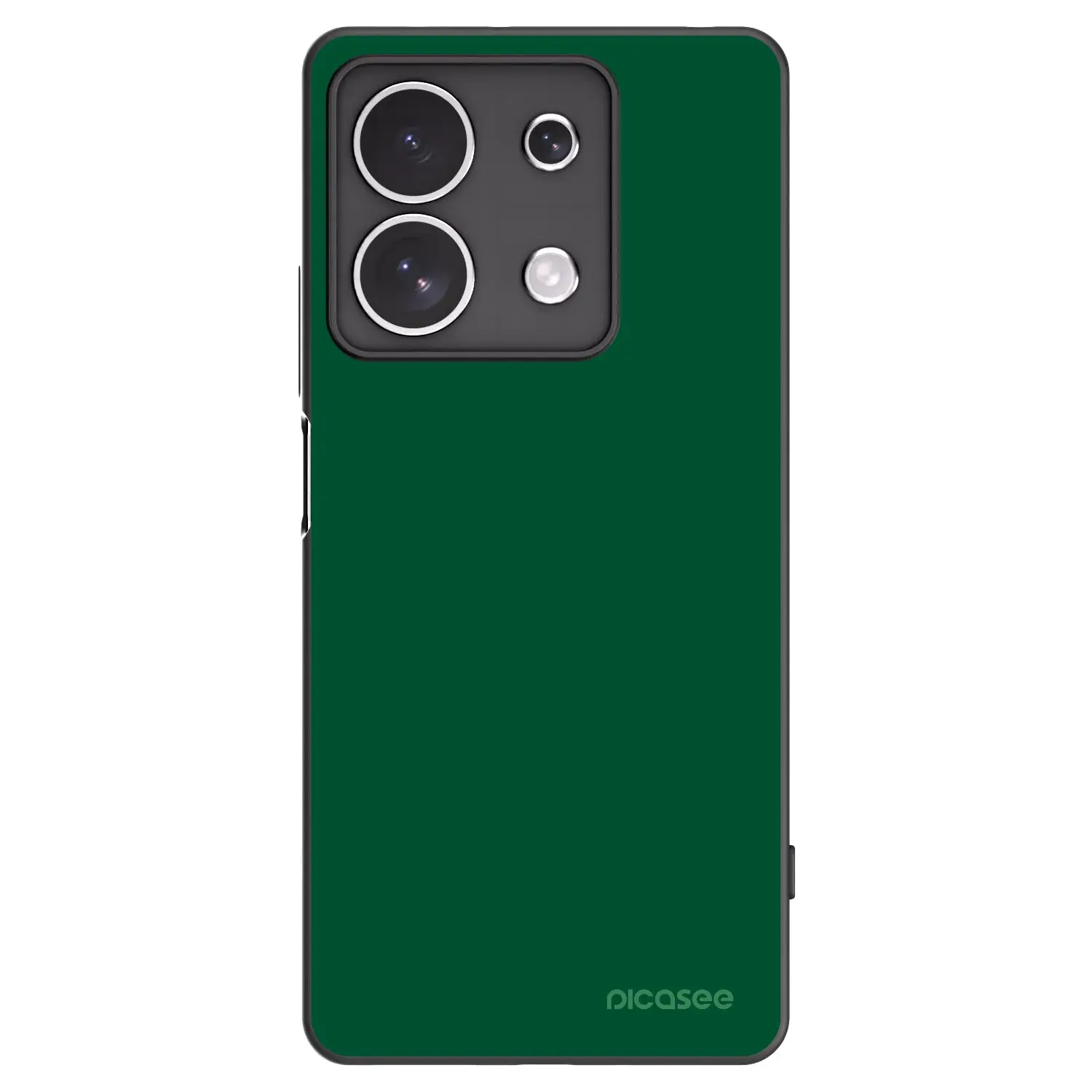 Silikonový černý obal pro Xiaomi Redmi Note 13 4G - Green Gleam