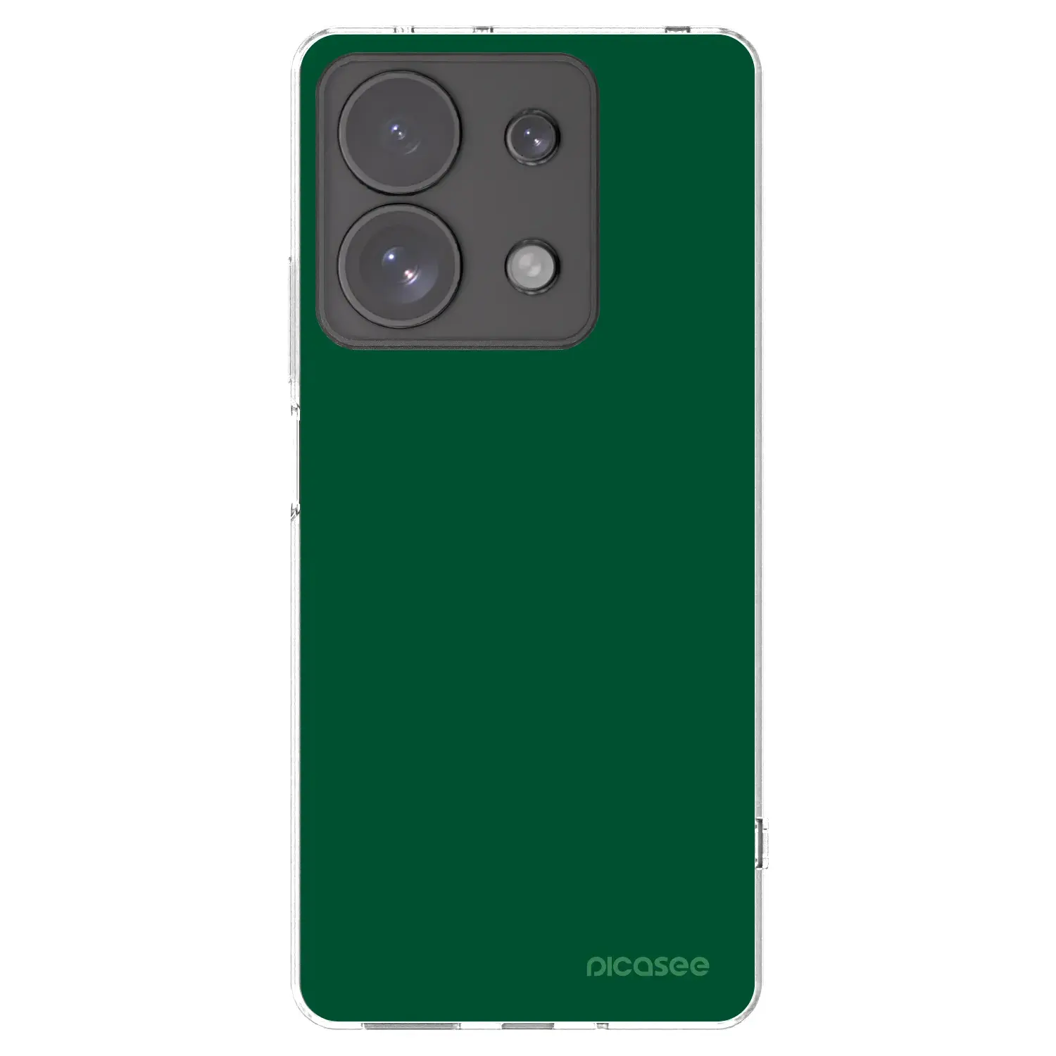Silikonový průhledný obal pro Xiaomi Redmi Note 13 Pro 4G - Green Gleam