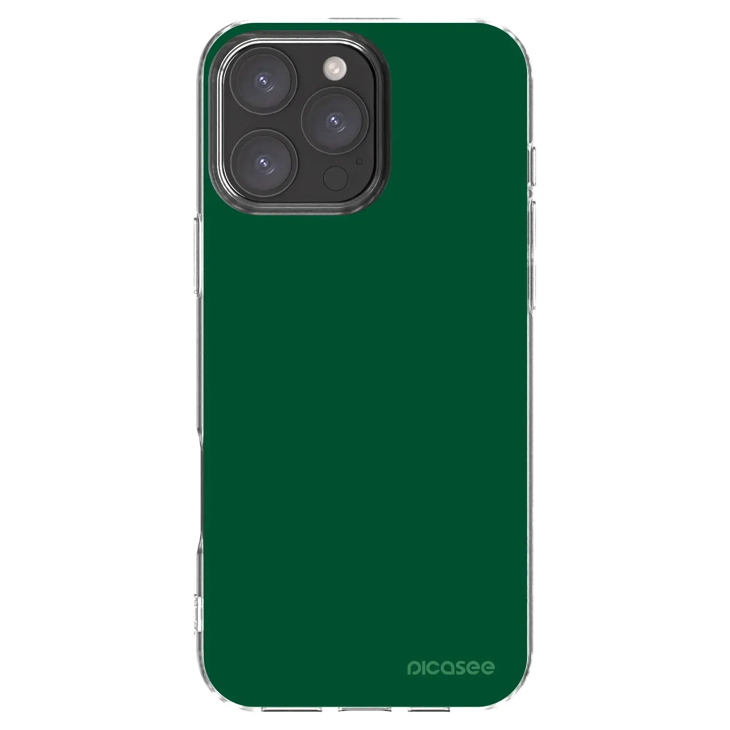 Silikonový průhledný obal pro Apple iPhone 16 Pro Max - Green Gleam