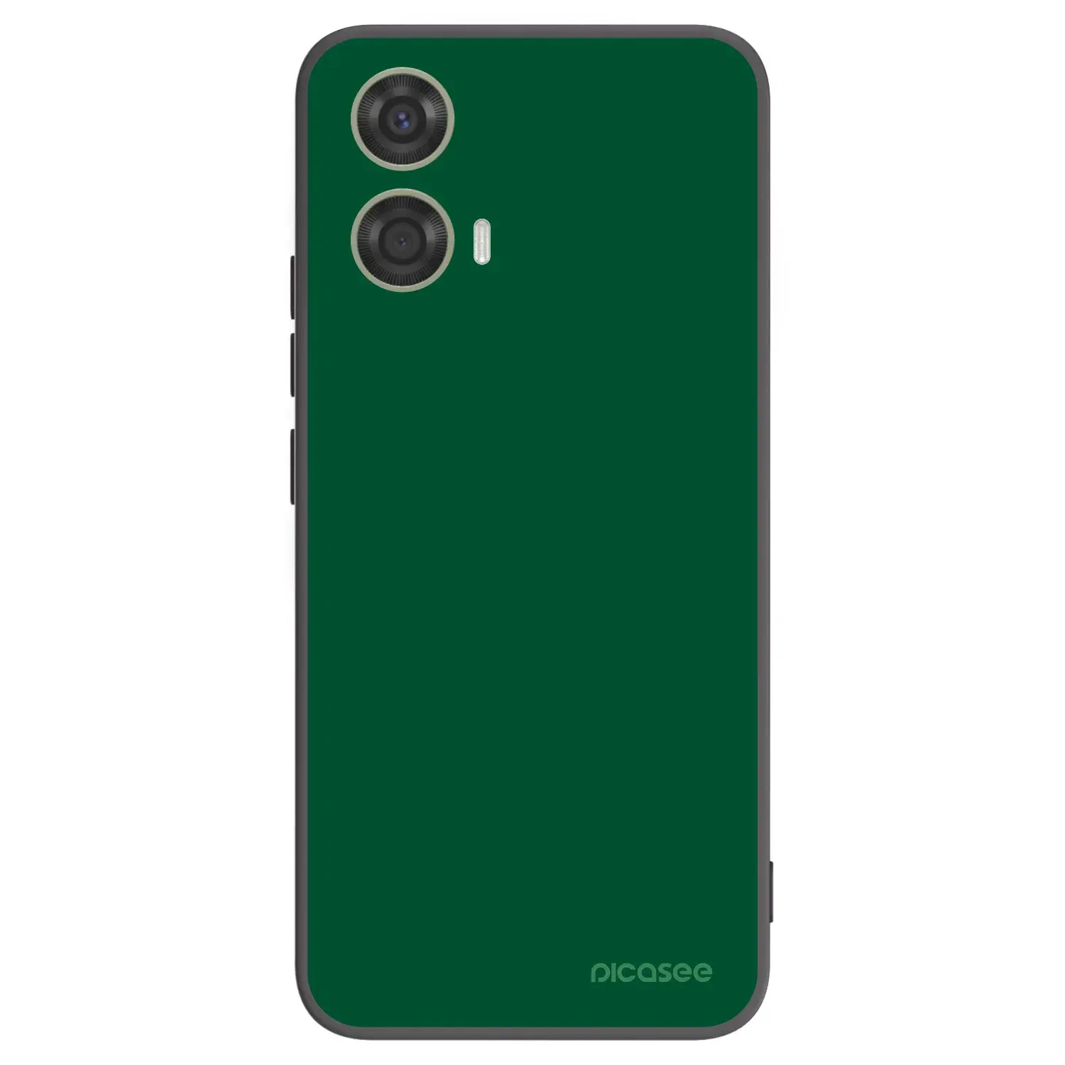 Silikonový černý obal pro Motorola Moto G24 - Green Gleam