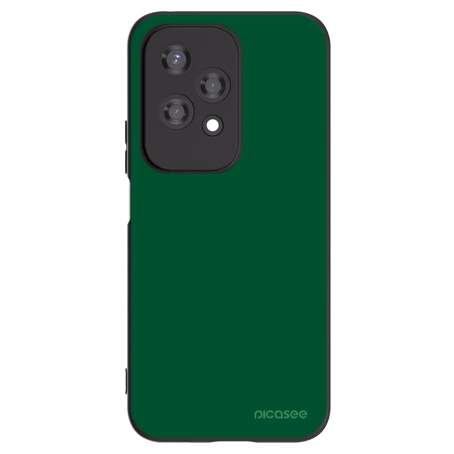 Silikonový černý obal pro Honor 200 Lite - Green Gleam