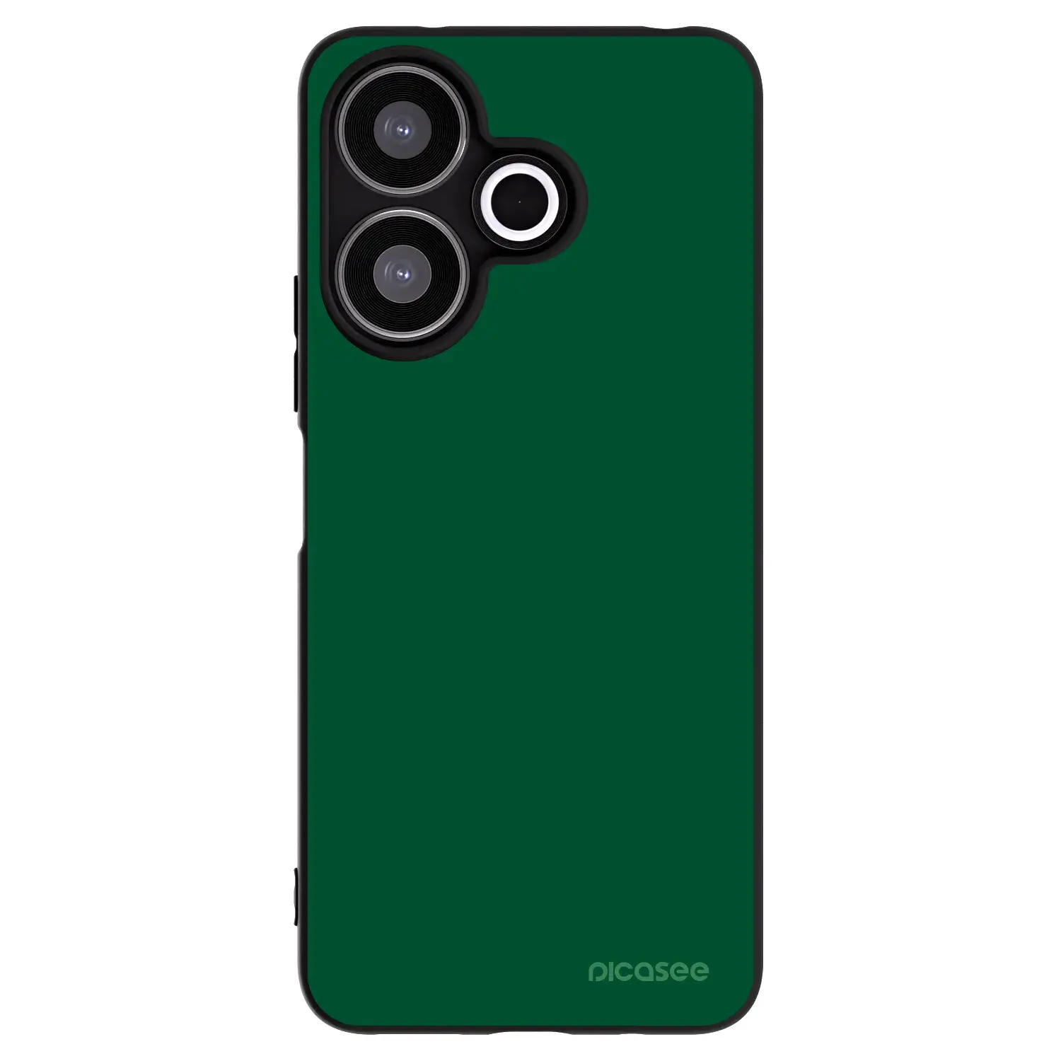 Silikonový černý obal pro Xiaomi Redmi 13 4G - Green Gleam