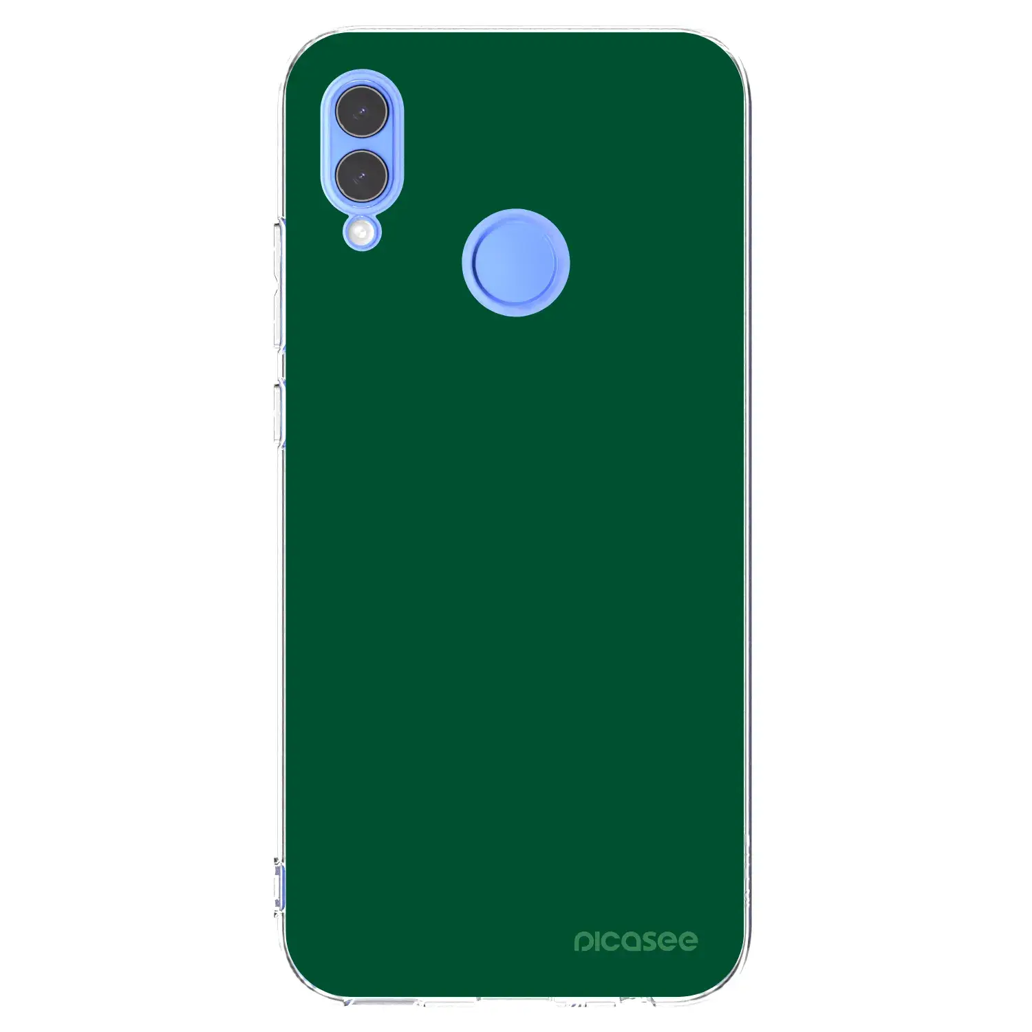 Silikonový průhledný obal pro Honor 10 Lite - Green Gleam