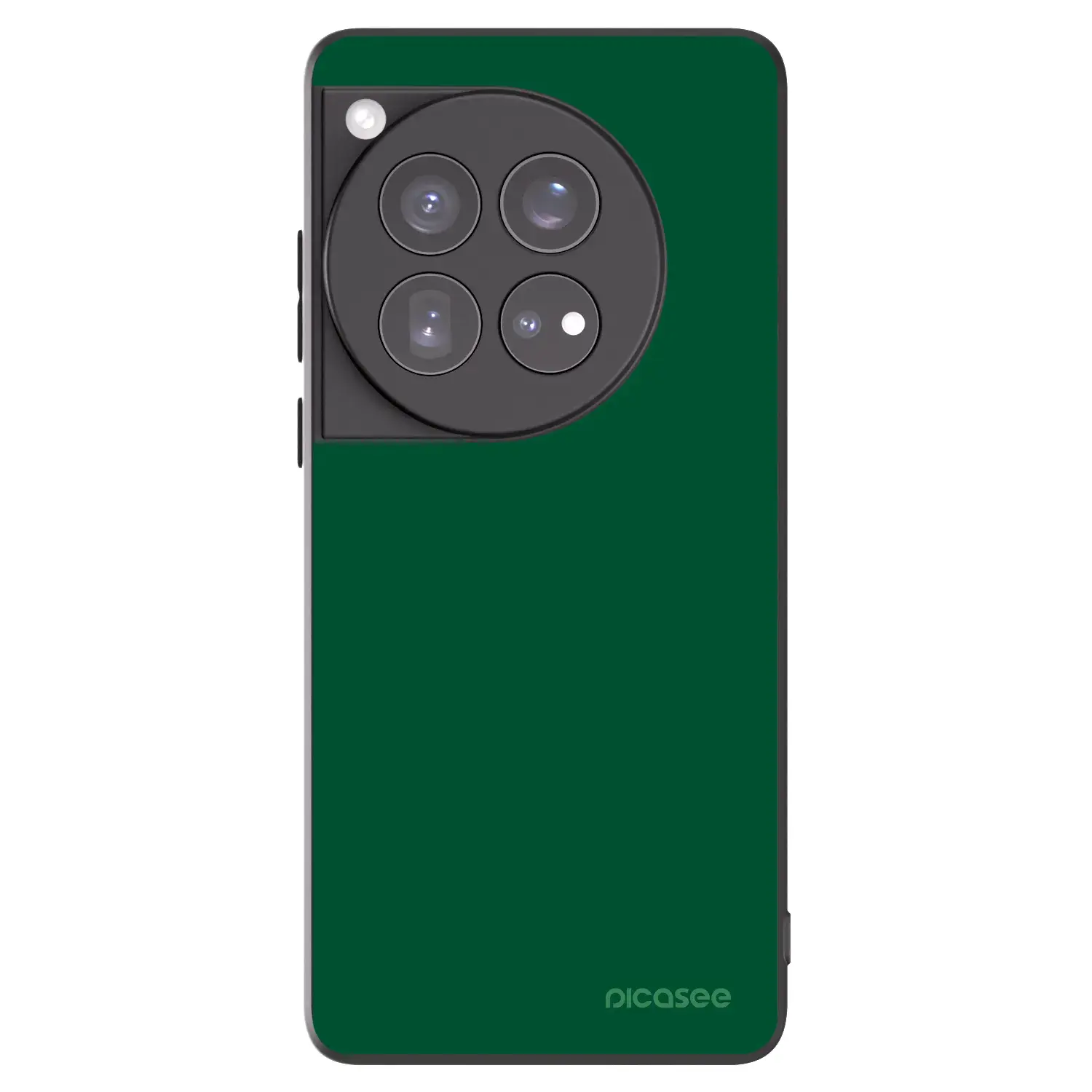 Silikonový černý obal pro OnePlus 12 5G - Green Gleam