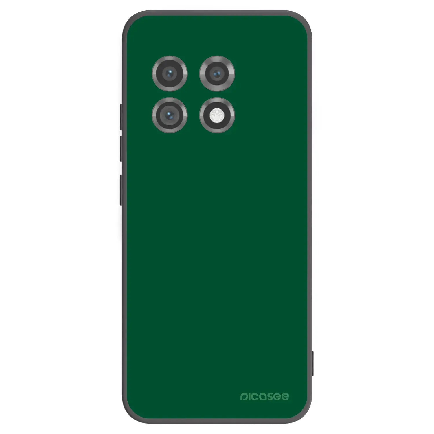 Silikonový černý obal pro OnePlus 11 5G - Green Gleam