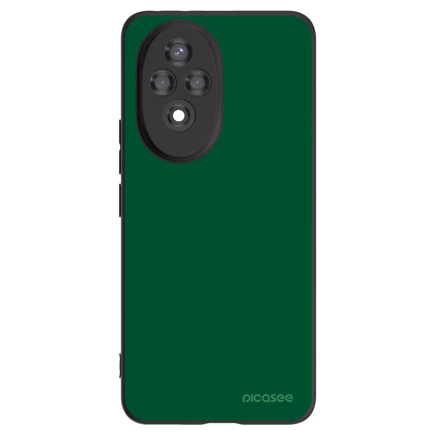 Silikonový černý obal pro Honor 200 Pro 5G - Green Gleam