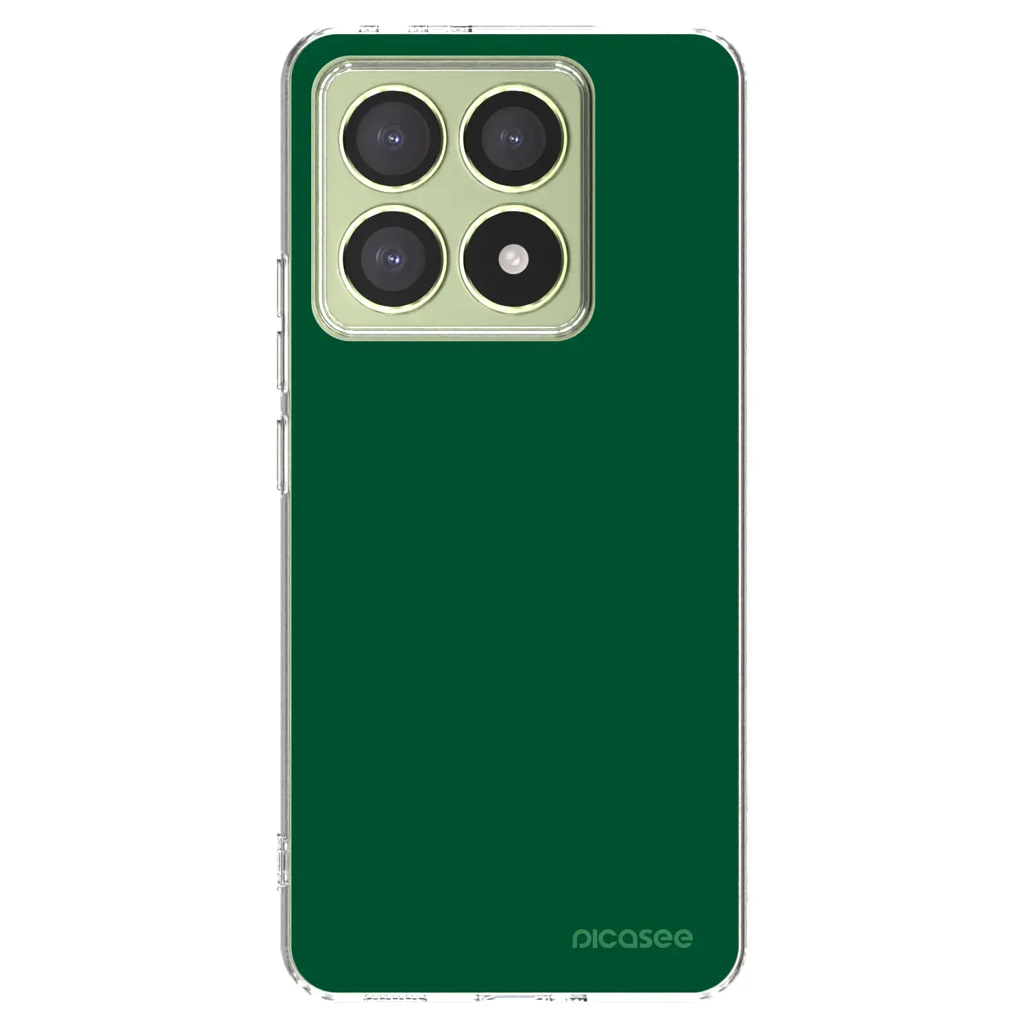 Silikonový průhledný obal pro Xiaomi 14T - Green Gleam