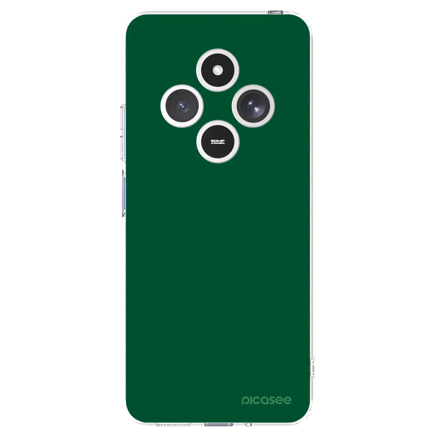 Silikonový průhledný obal pro Xiaomi Redmi 14C - Green Gleam
