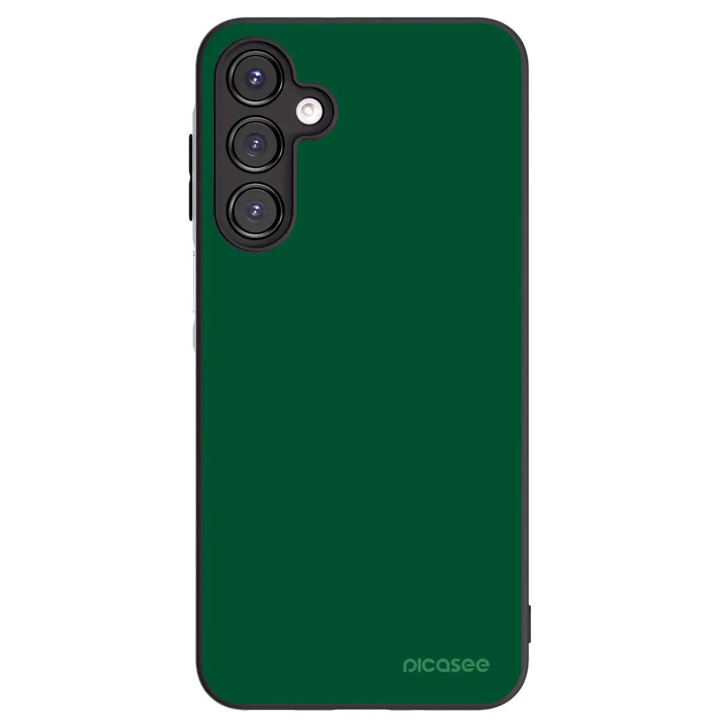 Silikonový černý obal pro Samsung Galaxy A16 5G - Green Gleam