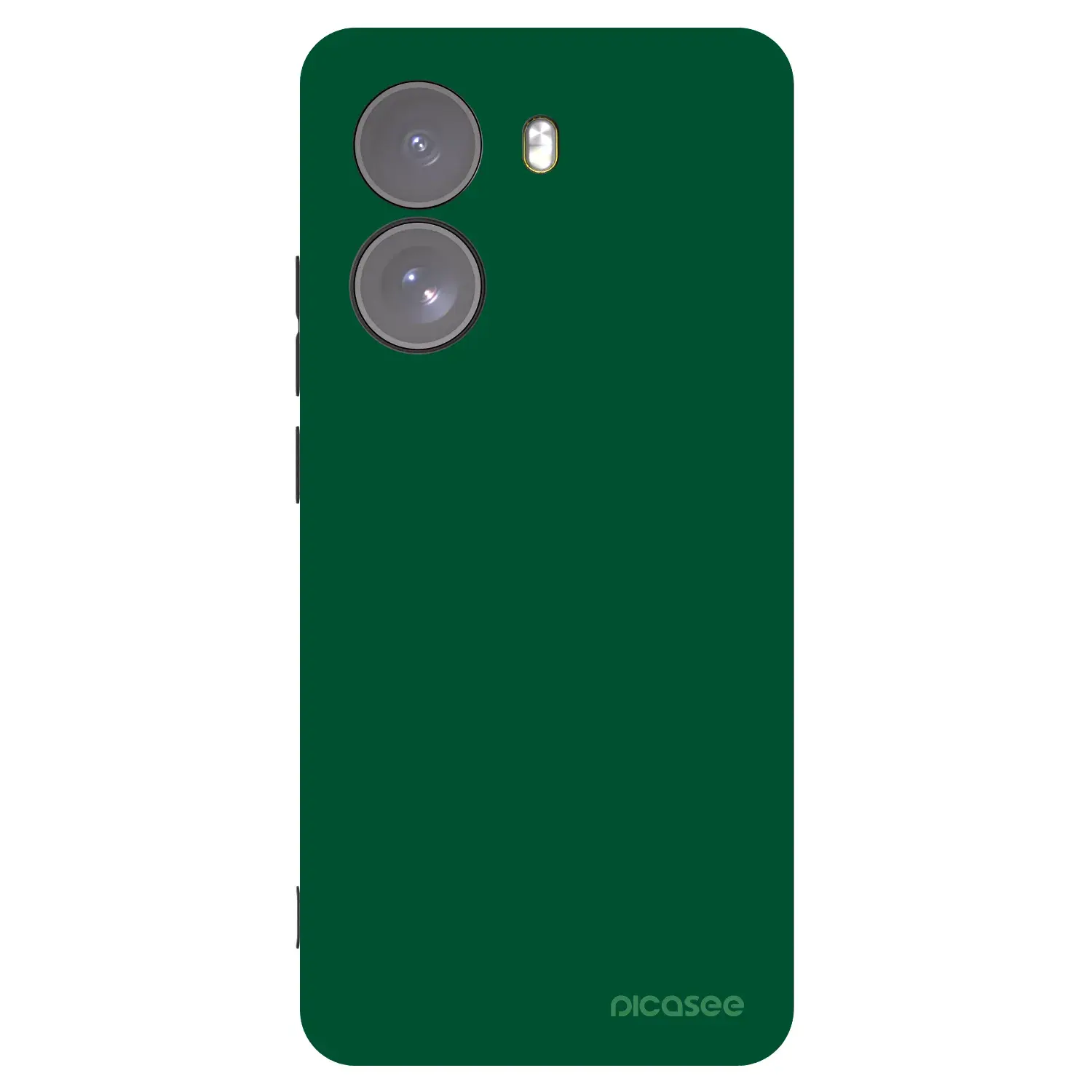 Silikonový černý obal pro Xiaomi Poco X7 - Green Gleam