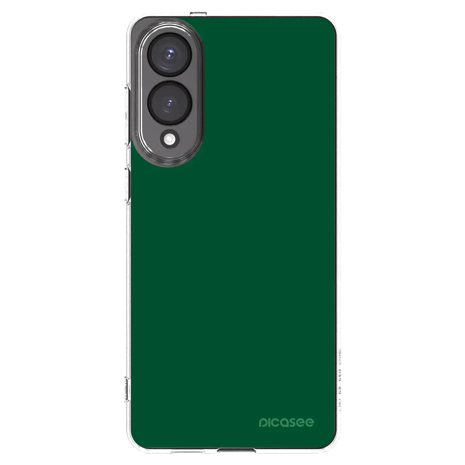 Silikonový průhledný obal pro Samsung Galaxy S25 Edge 5G - Green Gleam