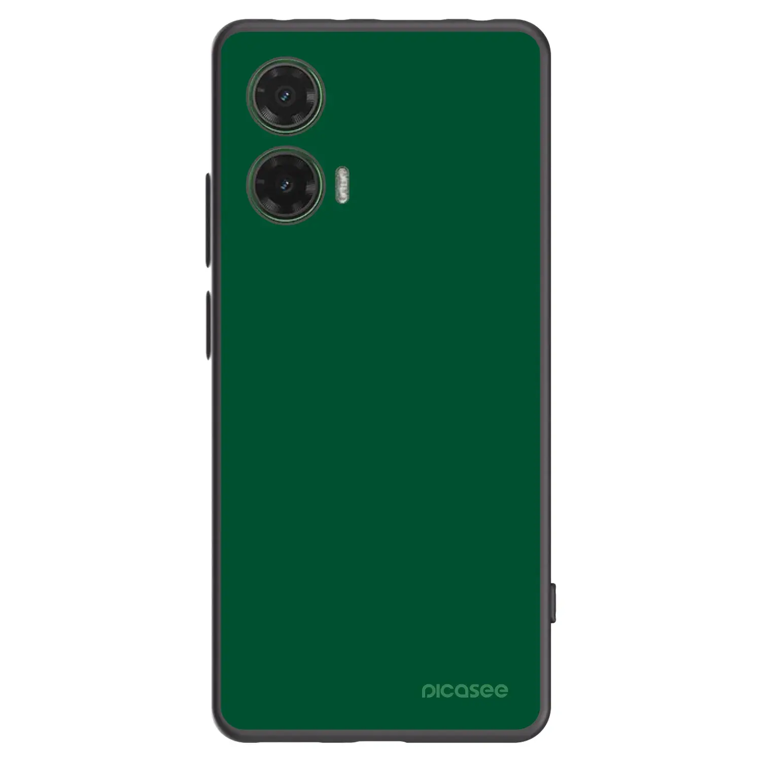 Silikonový černý obal pro Motorola Moto G35 5G - Green Gleam