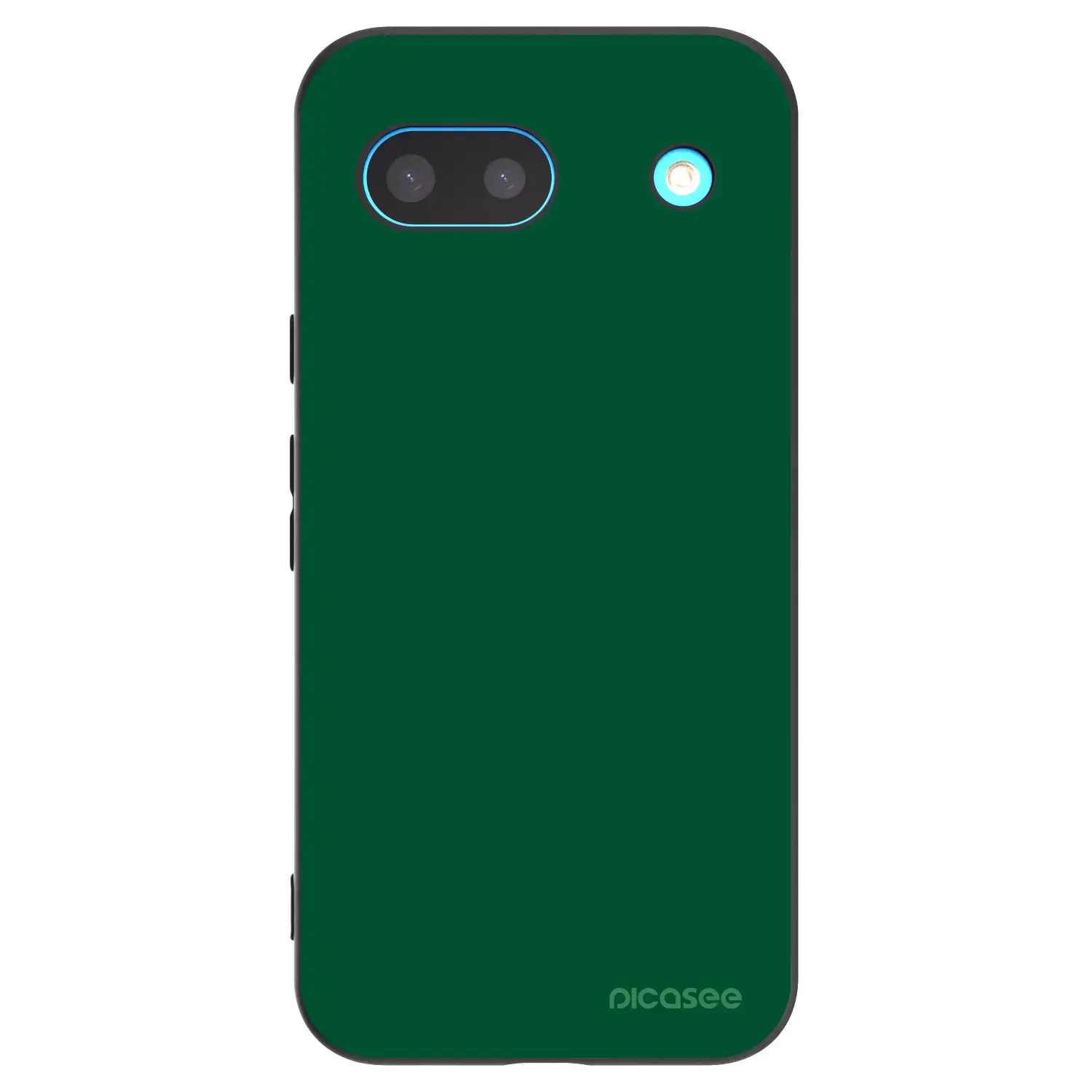 Silikonový černý obal pro Google Pixel 8 - Green Gleam
