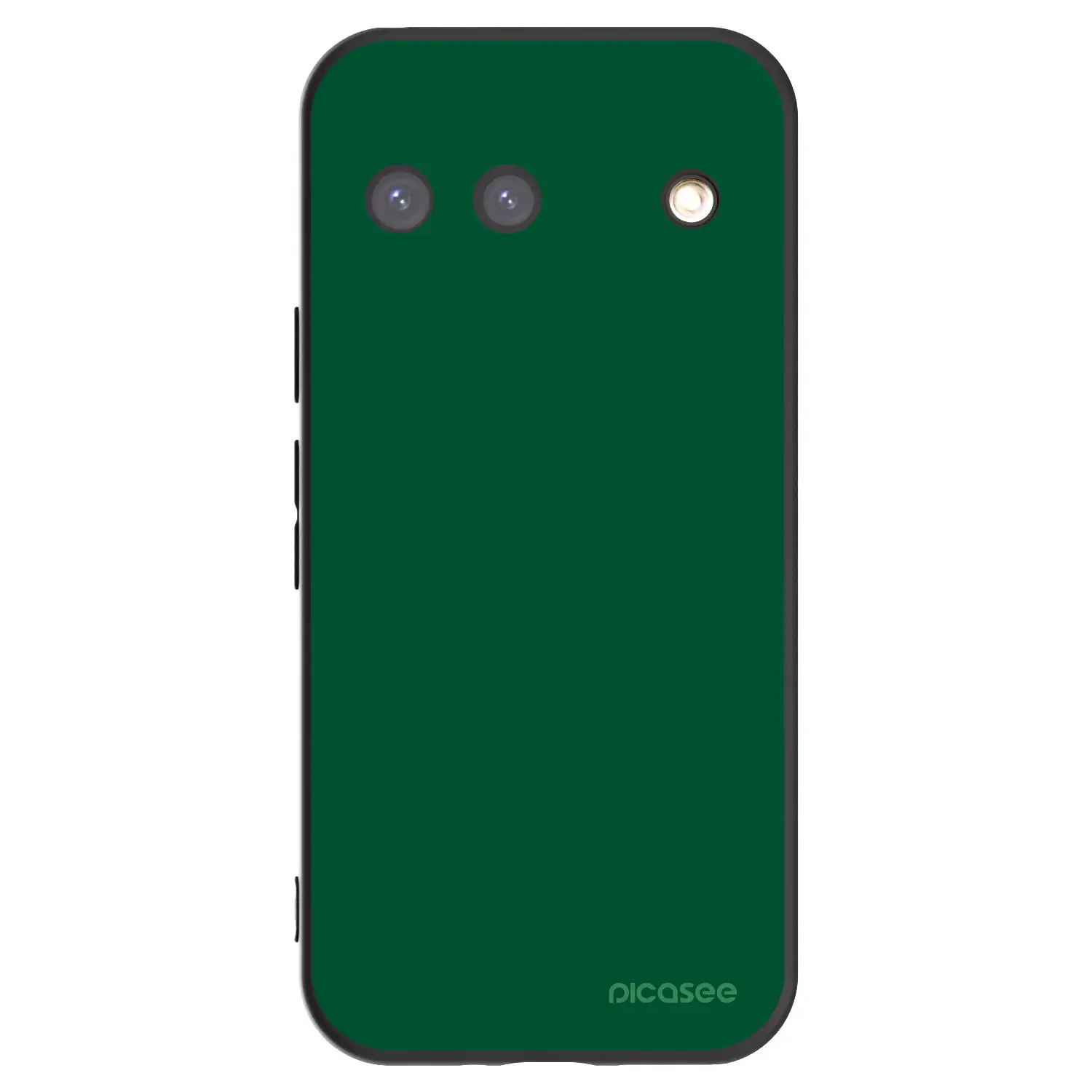 Silikonový černý obal pro Google Pixel 9 - Green Gleam