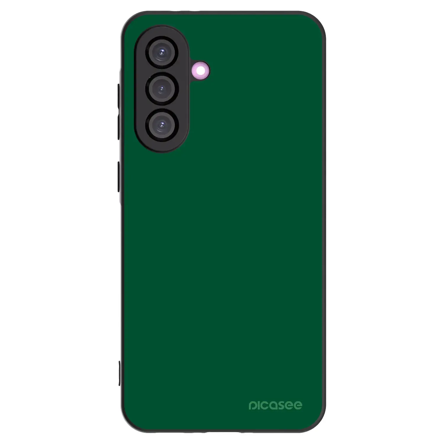 Silikonový černý obal pro Samsung Galaxy A36 5G - Green Gleam