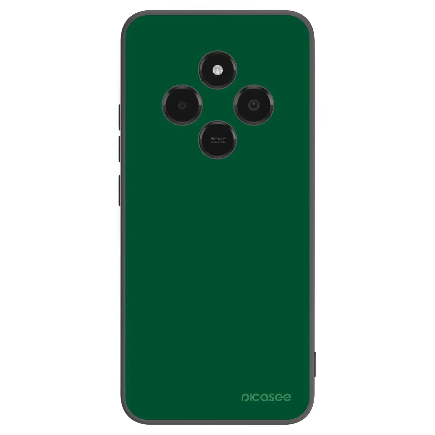 Silikonový černý obal pro Xiaomi Poco C75 - Green Gleam