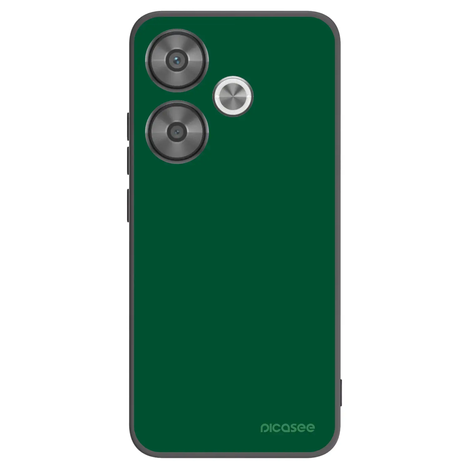 Silikonový černý obal pro Xiaomi Poco F6 - Green Gleam