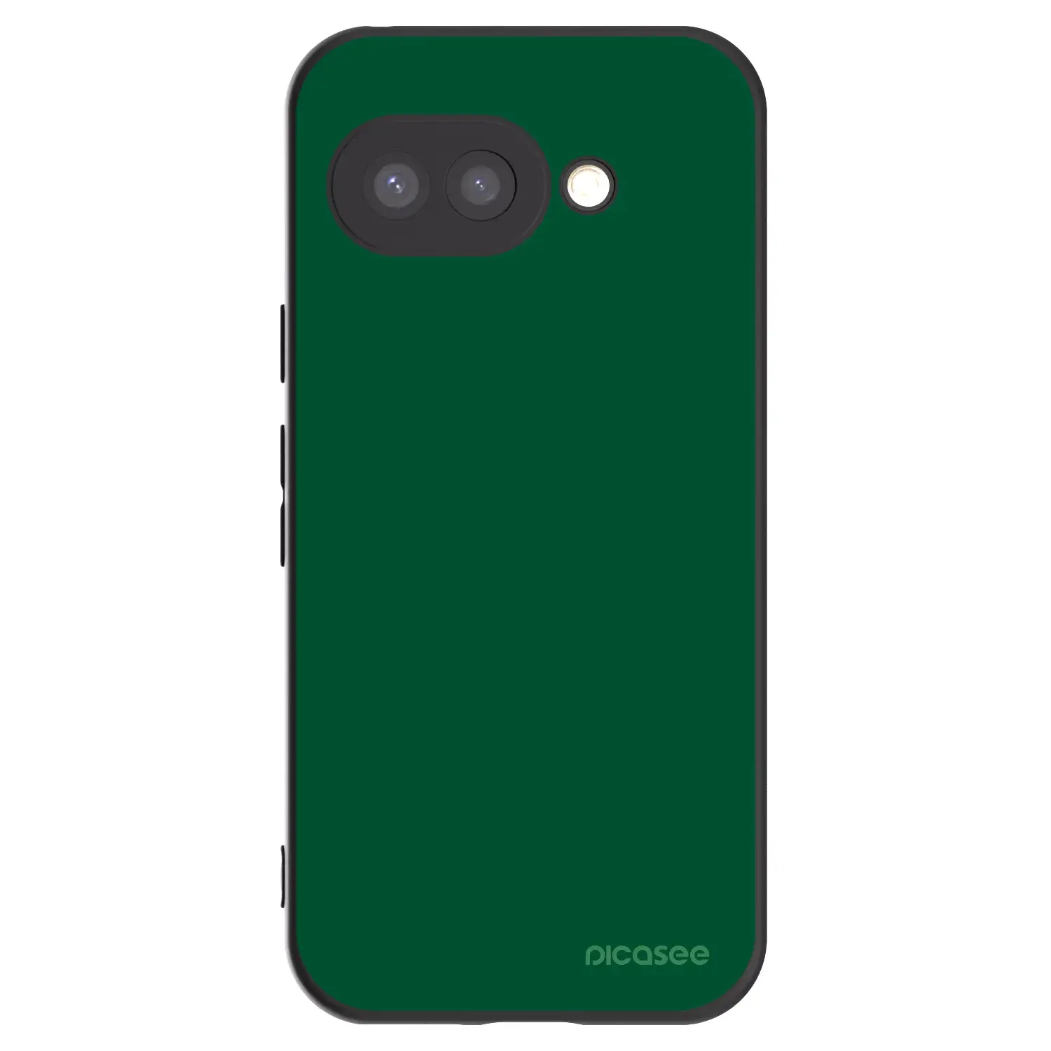 Silikonový černý obal pro Google Pixel 9a - Green Gleam