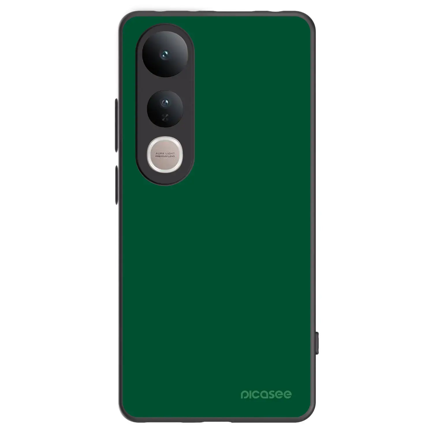 Silikonový černý obal pro Vivo V50 Lite 5G - Green Gleam