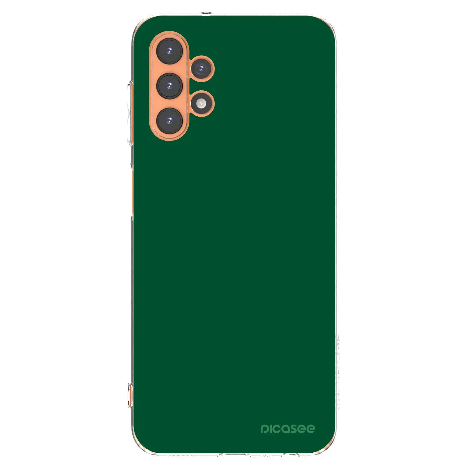 Silikonový průhledný obal pro Samsung Galaxy A13 5G - Green Gleam