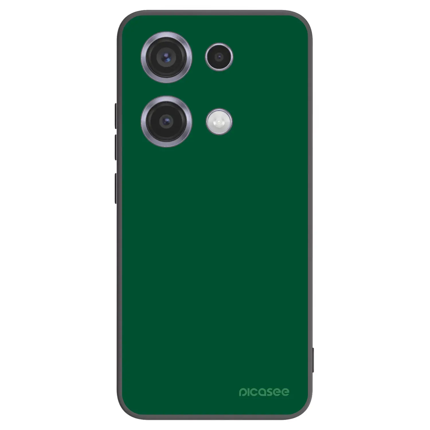 Silikonový černý obal pro Xiaomi Redmi Note 14S - Green Gleam