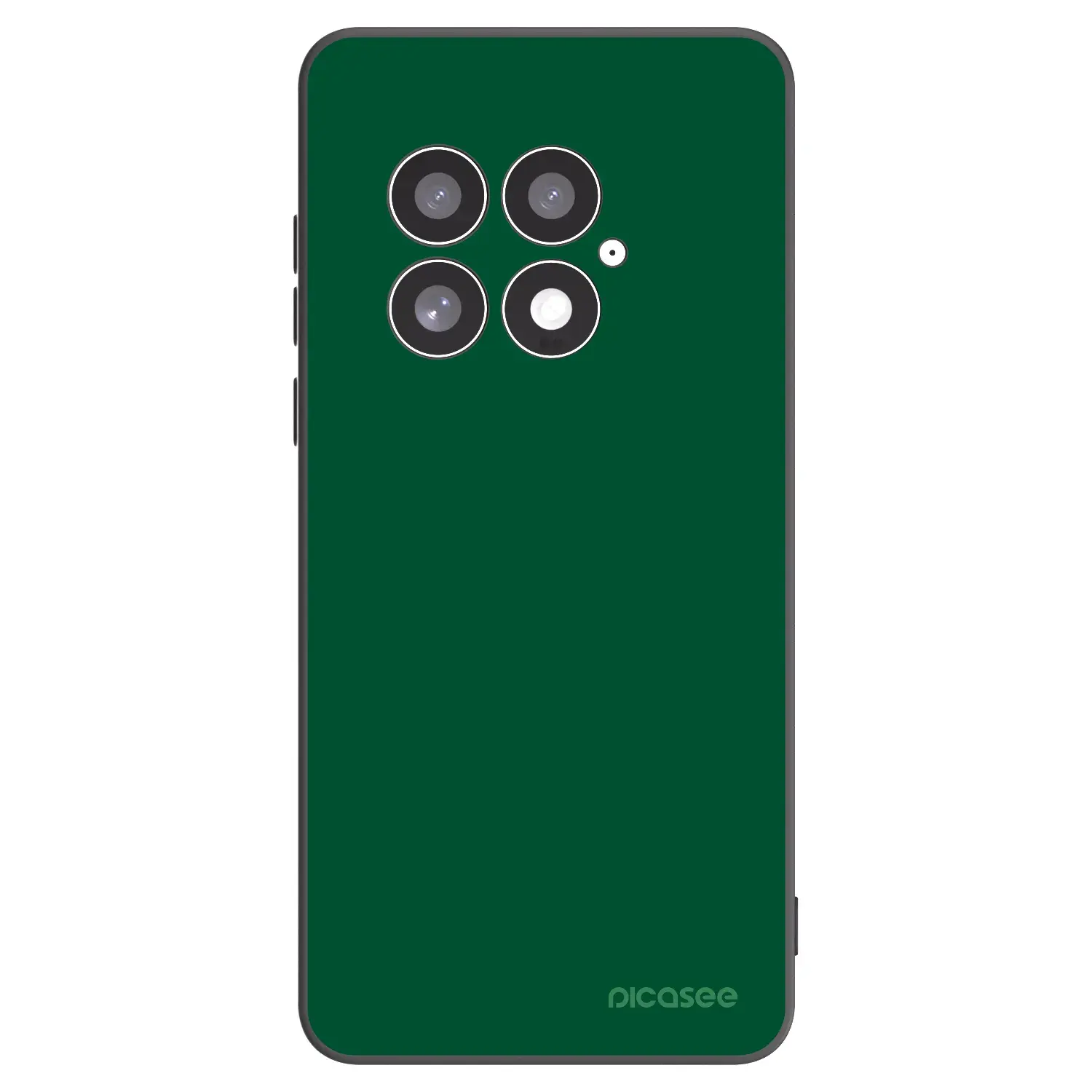 Silikonový černý obal pro OnePlus 13 5G - Green Gleam