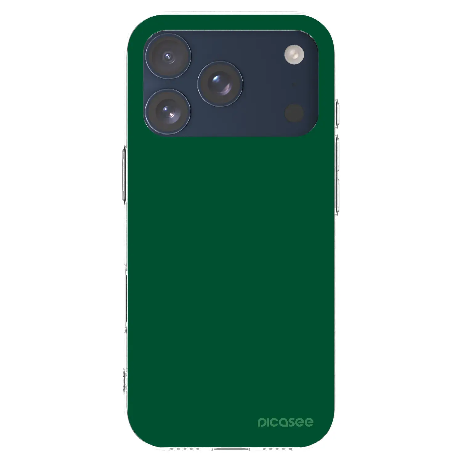 Silikonový průhledný obal pro Apple iPhone 17 Pro - Green Gleam