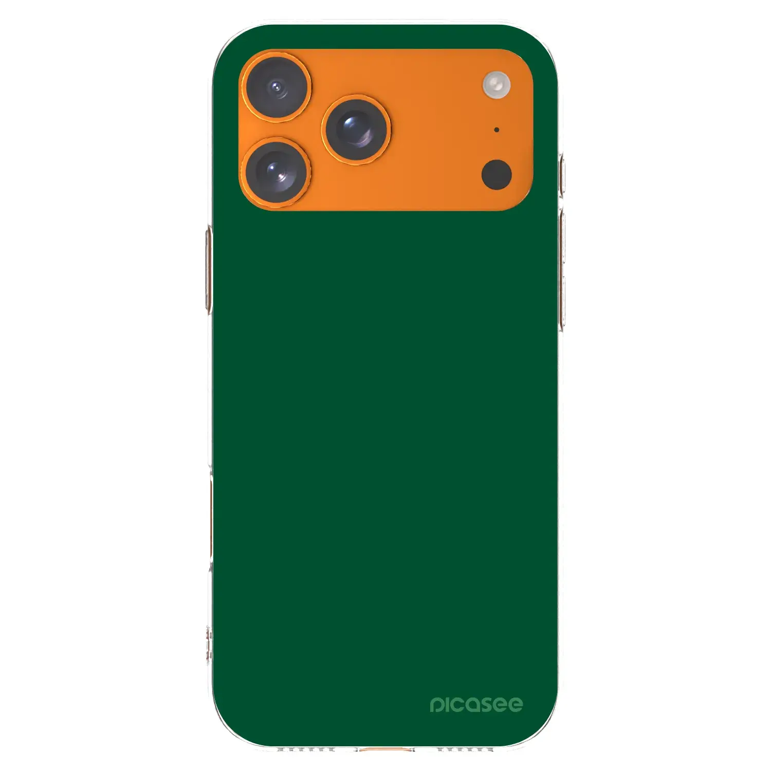 Silikonový průhledný obal pro Apple iPhone 17 Pro Max - Green Gleam