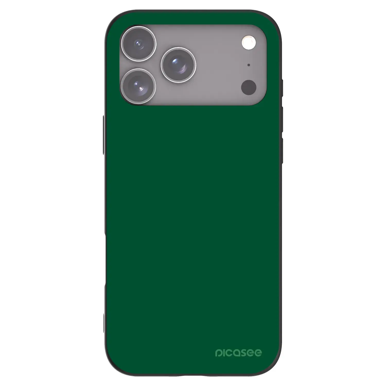 Silikonový černý obal pro Apple iPhone 17 Pro Max - Green Gleam