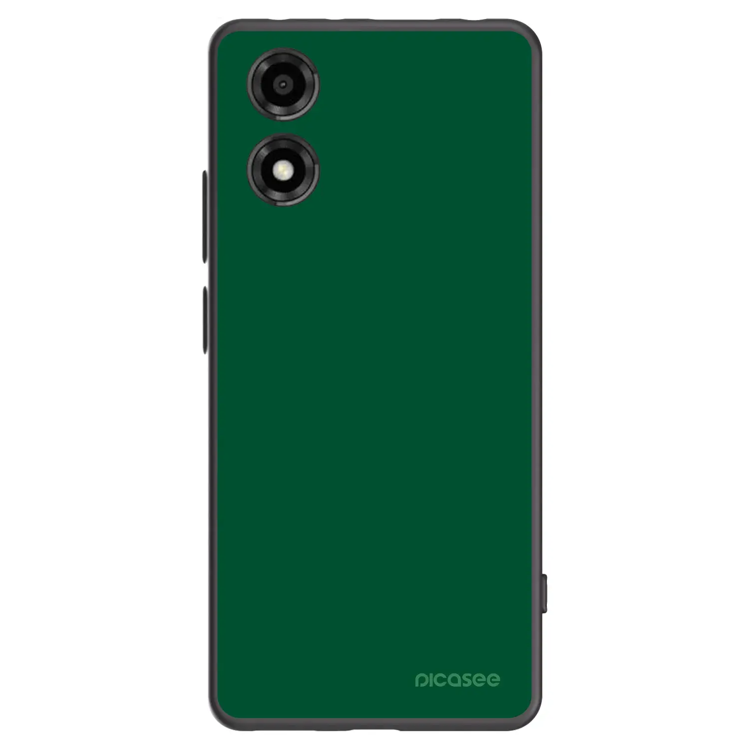 Silikonový černý obal pro Motorola Moto E14 - Green Gleam