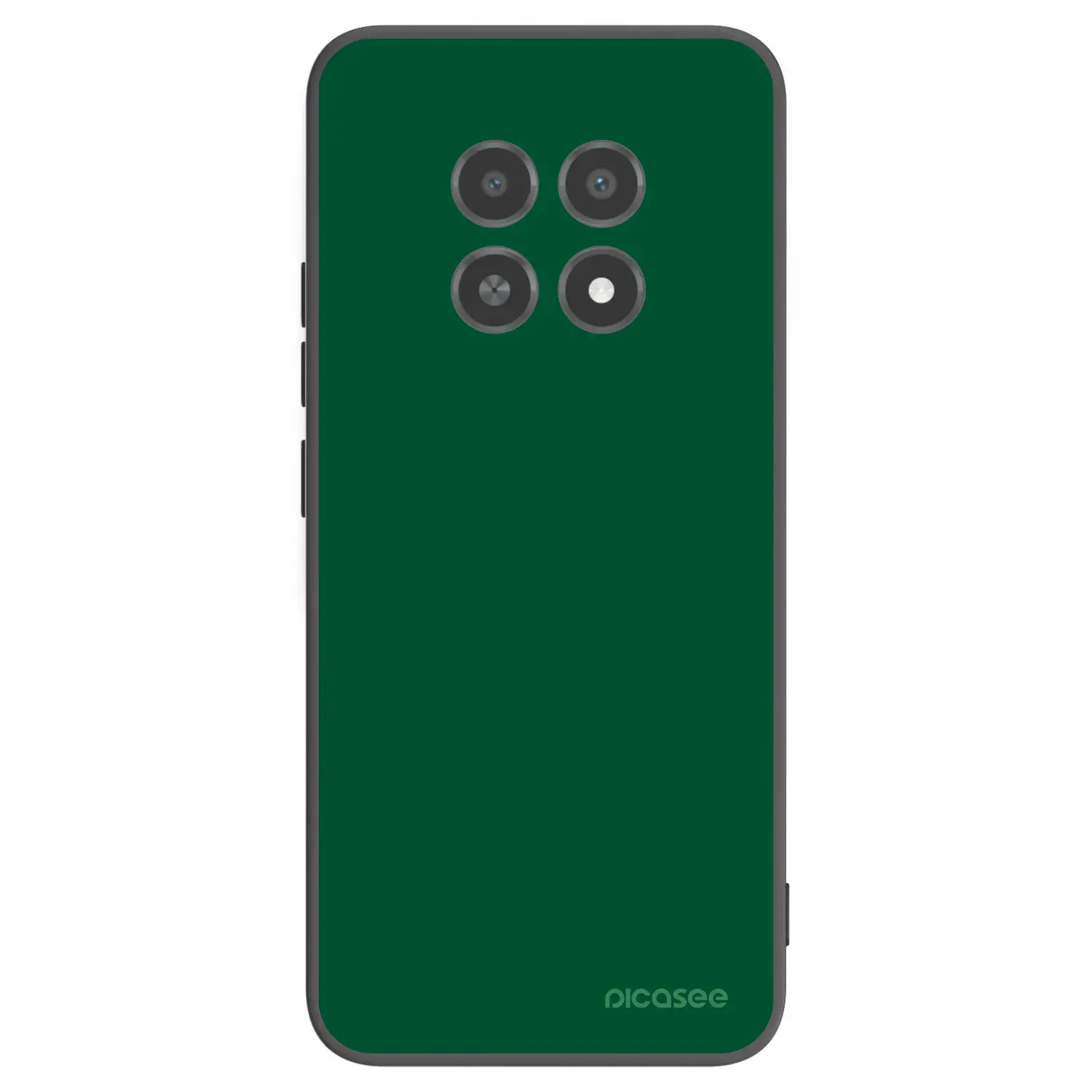 Silikonový černý obal pro Realme 12X - Green Gleam