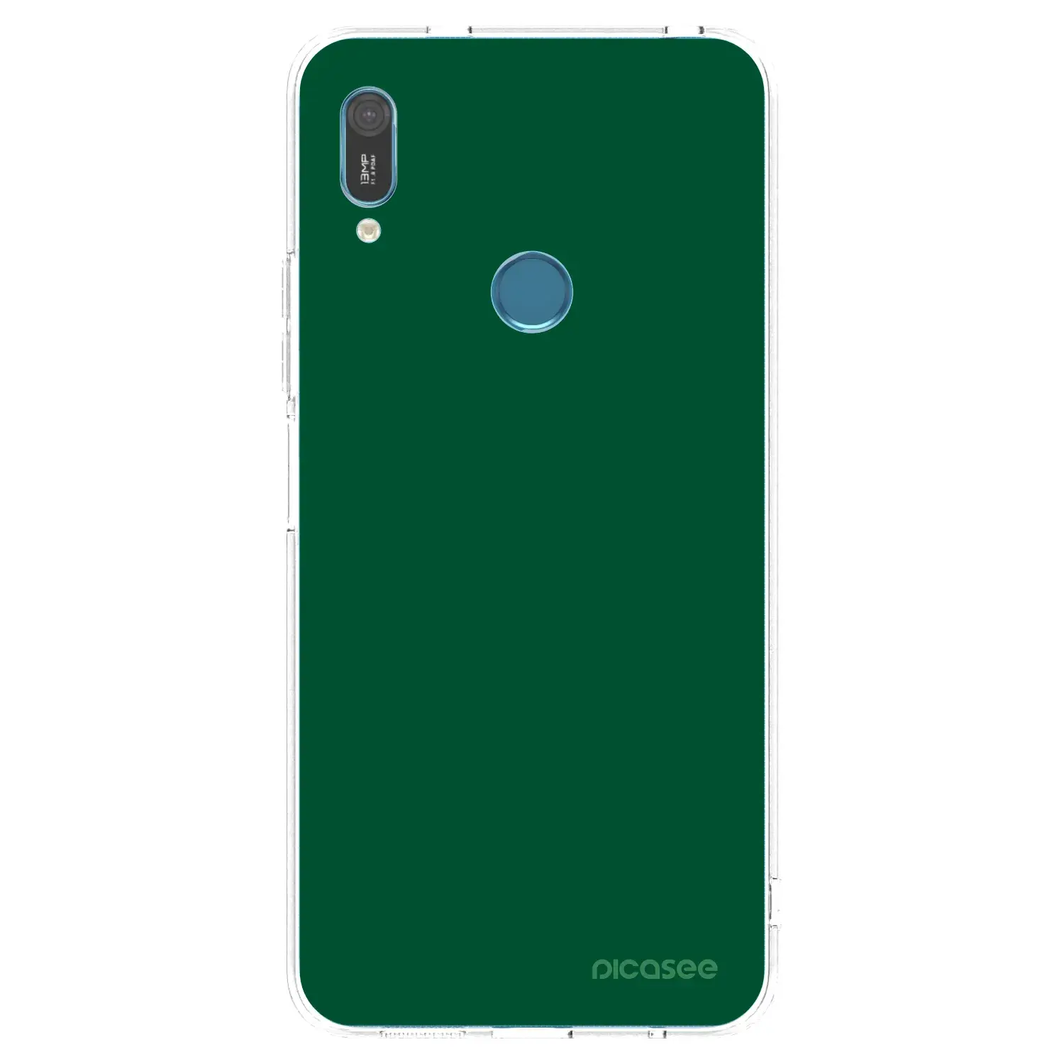 Silikonový průhledný obal pro Huawei Y6 2019 - Green Gleam