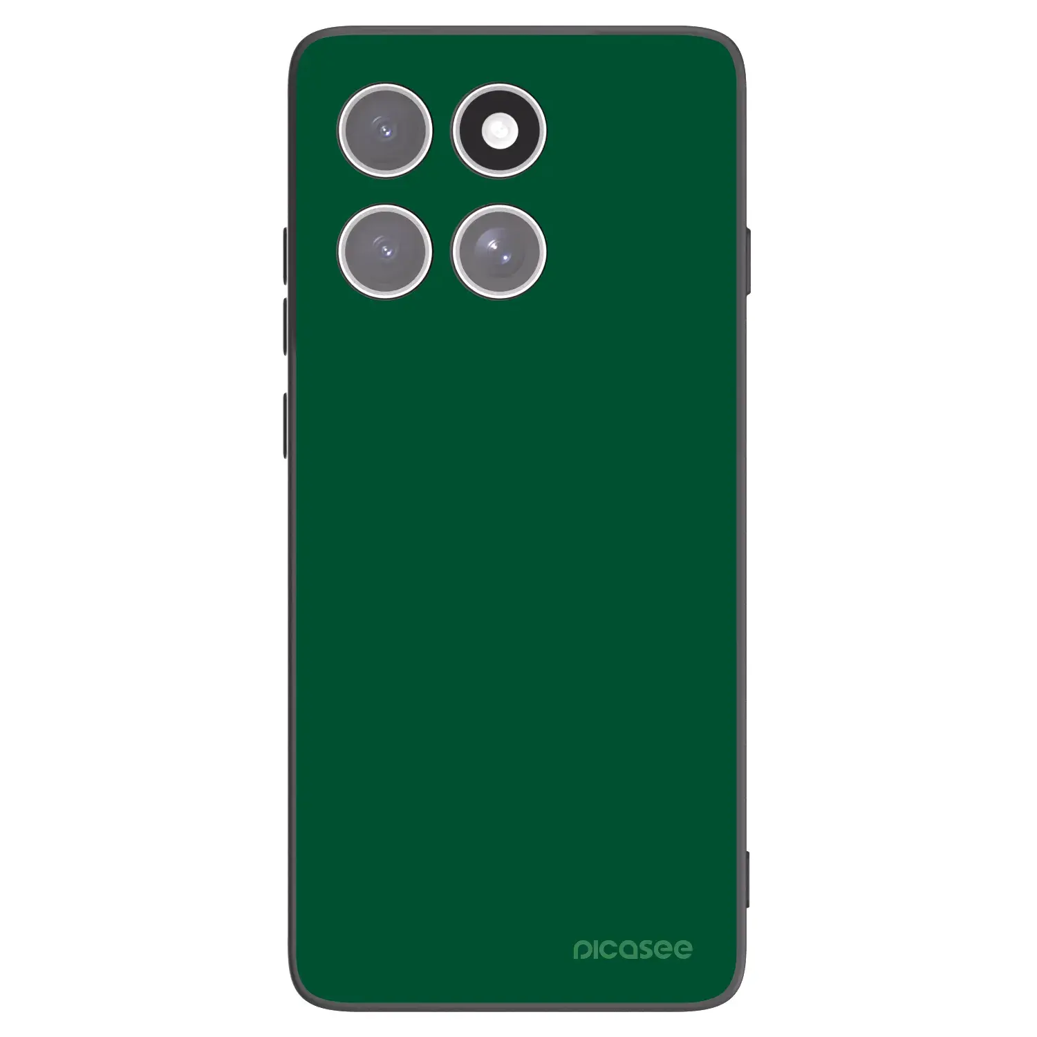 Silikonový černý obal pro Motorola Edge 60 Pro - Green Gleam